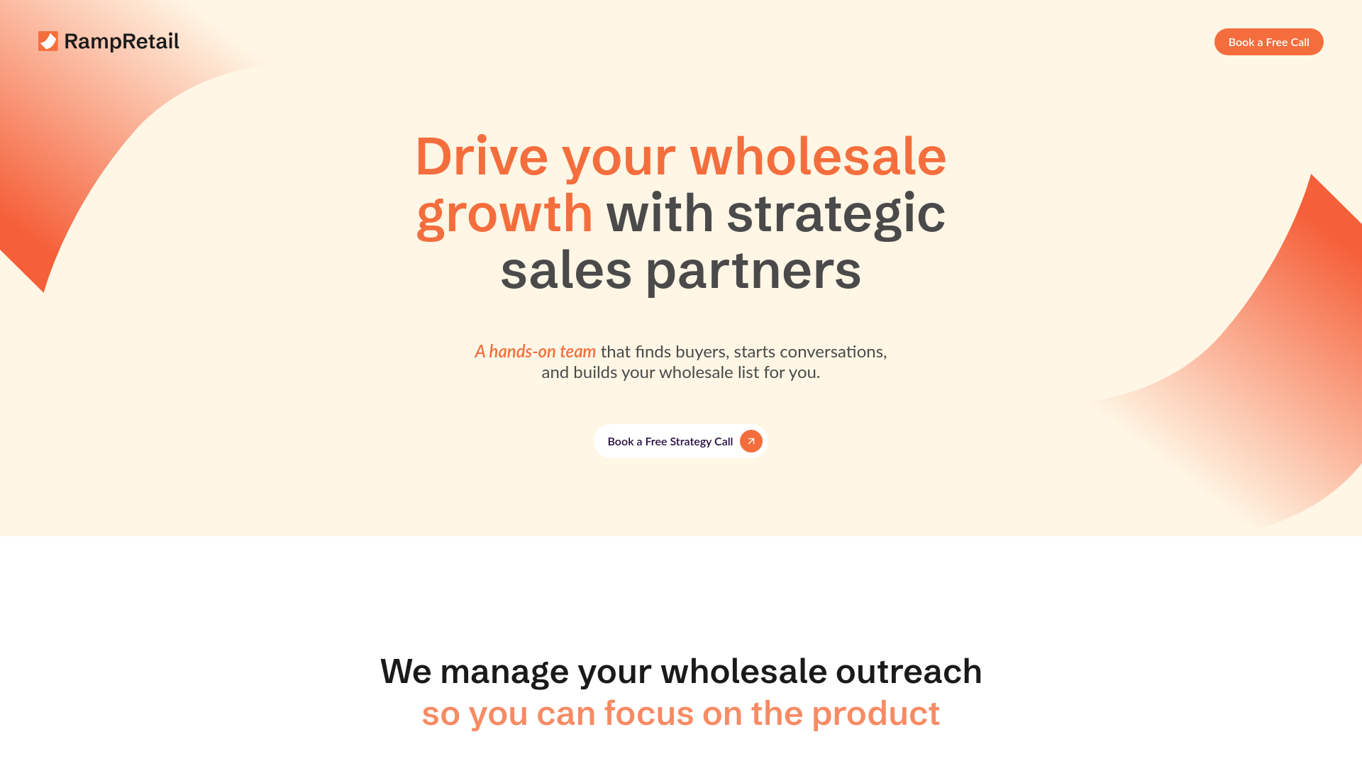 website screenshot of https://rampretailgrow.com