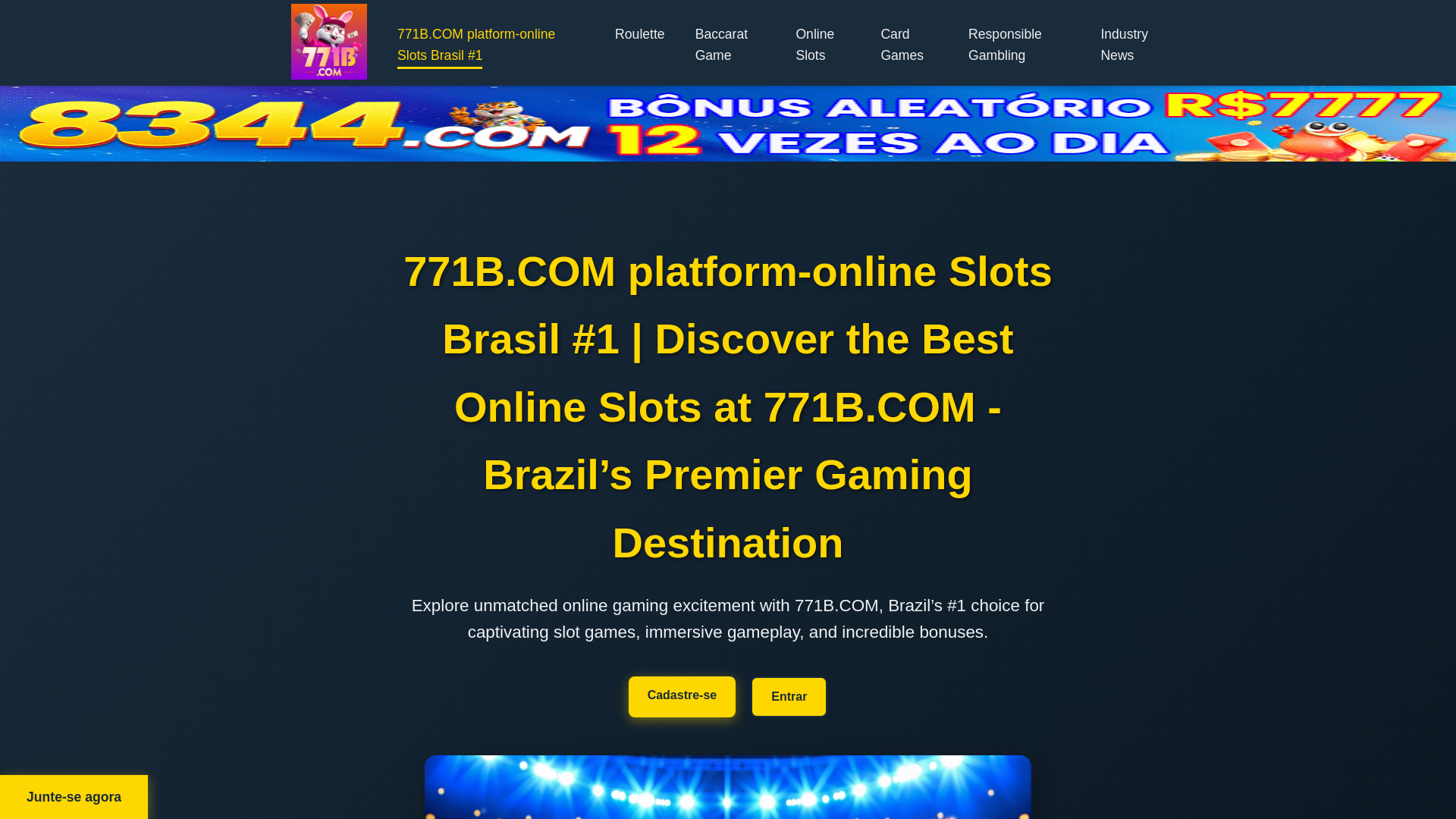 website screenshot of https://fb771b.com/