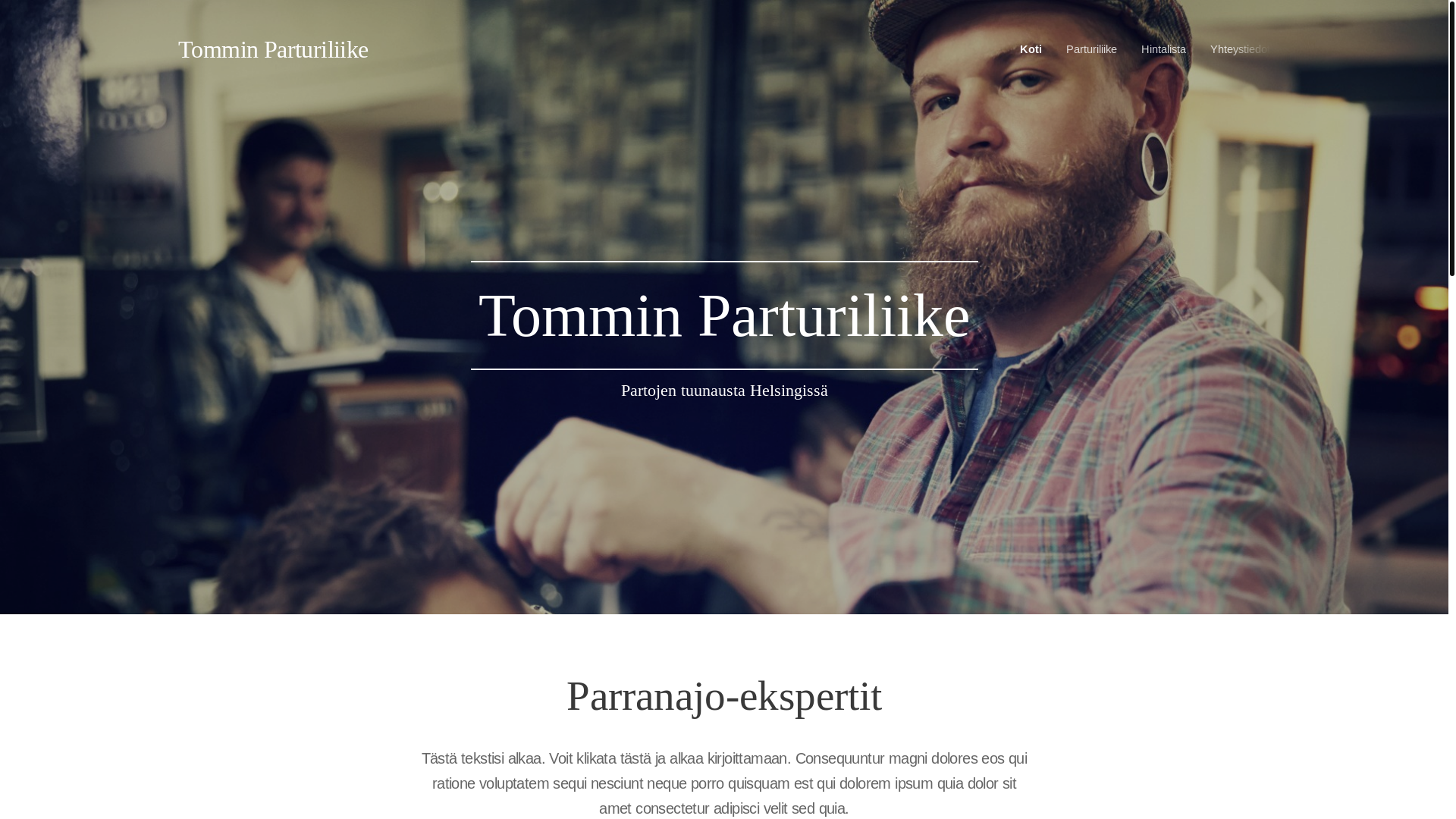 website screenshot of https://vannamasiivous.fi/