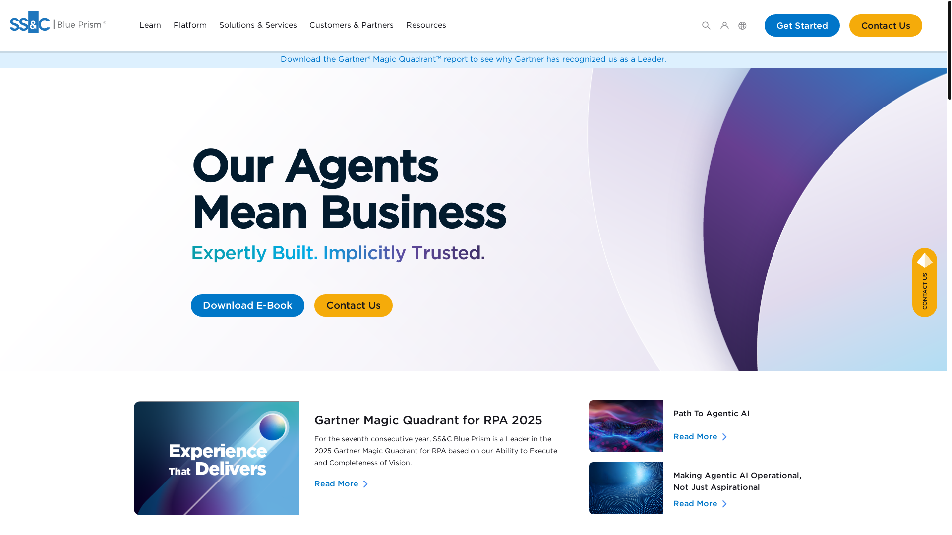 website screenshot of https://pages.blueprism.info/