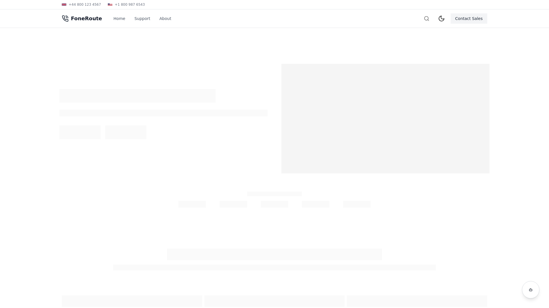 website screenshot of https://foneroute.pages.dev/