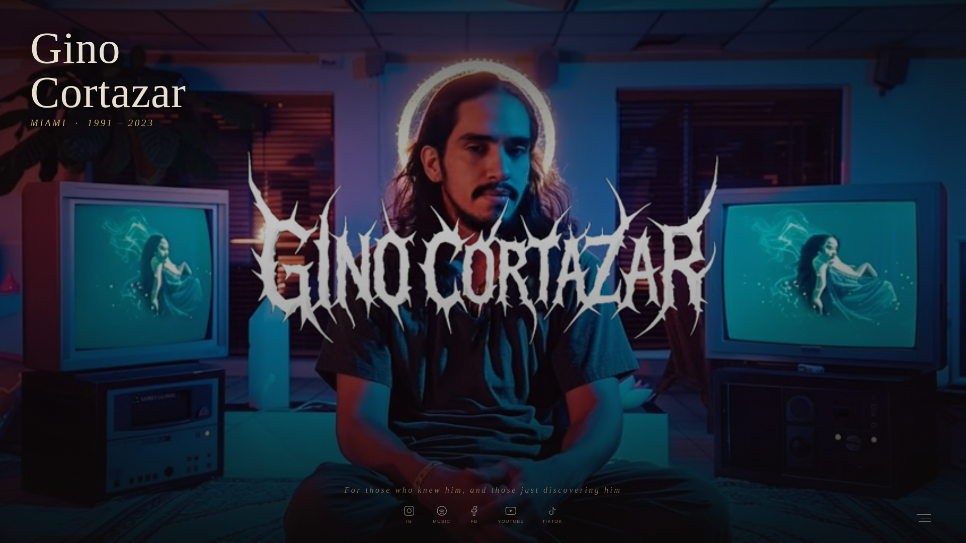 website screenshot of https://ginocortazar.com/