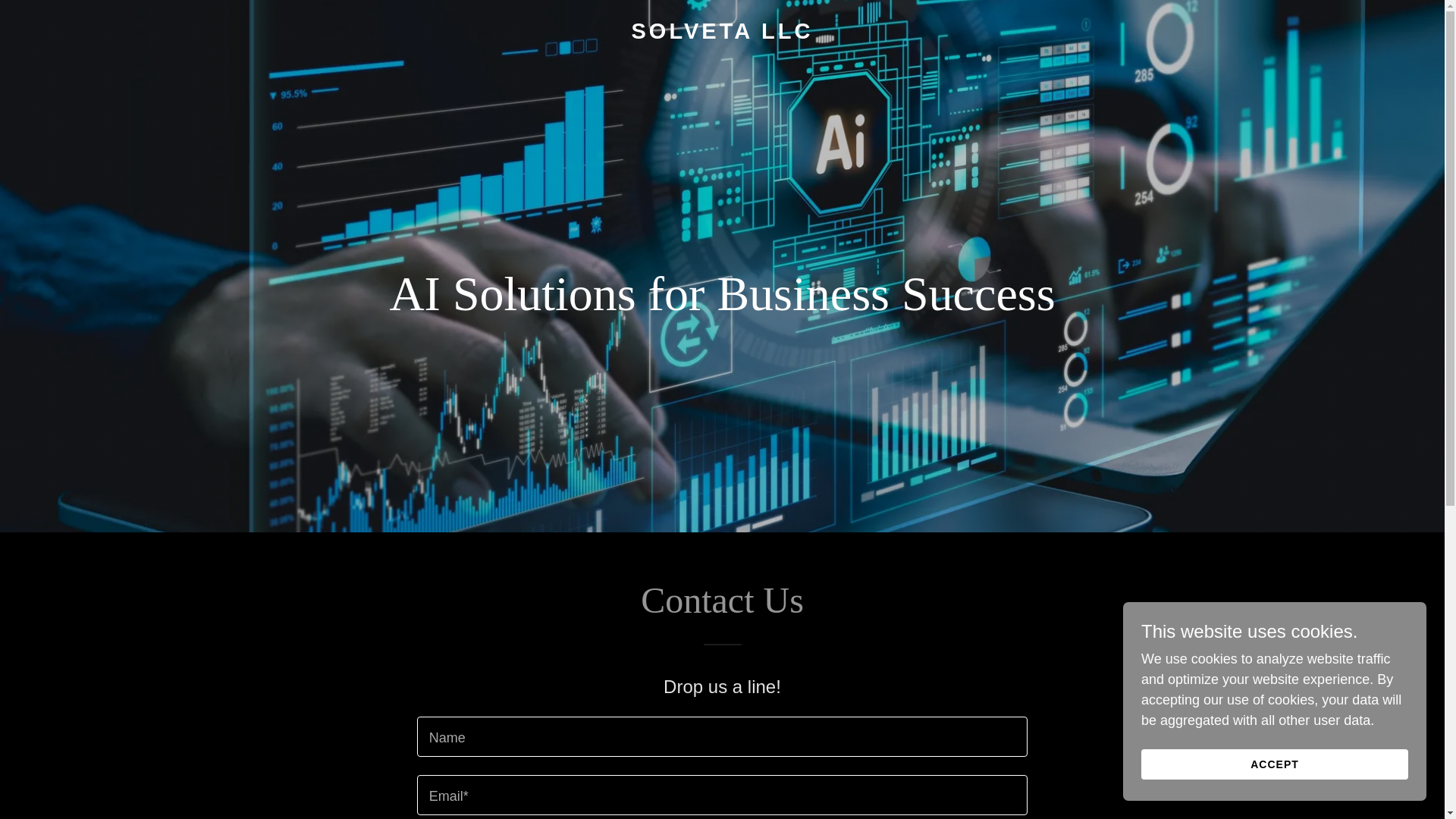 website screenshot of https://solveta.ai/