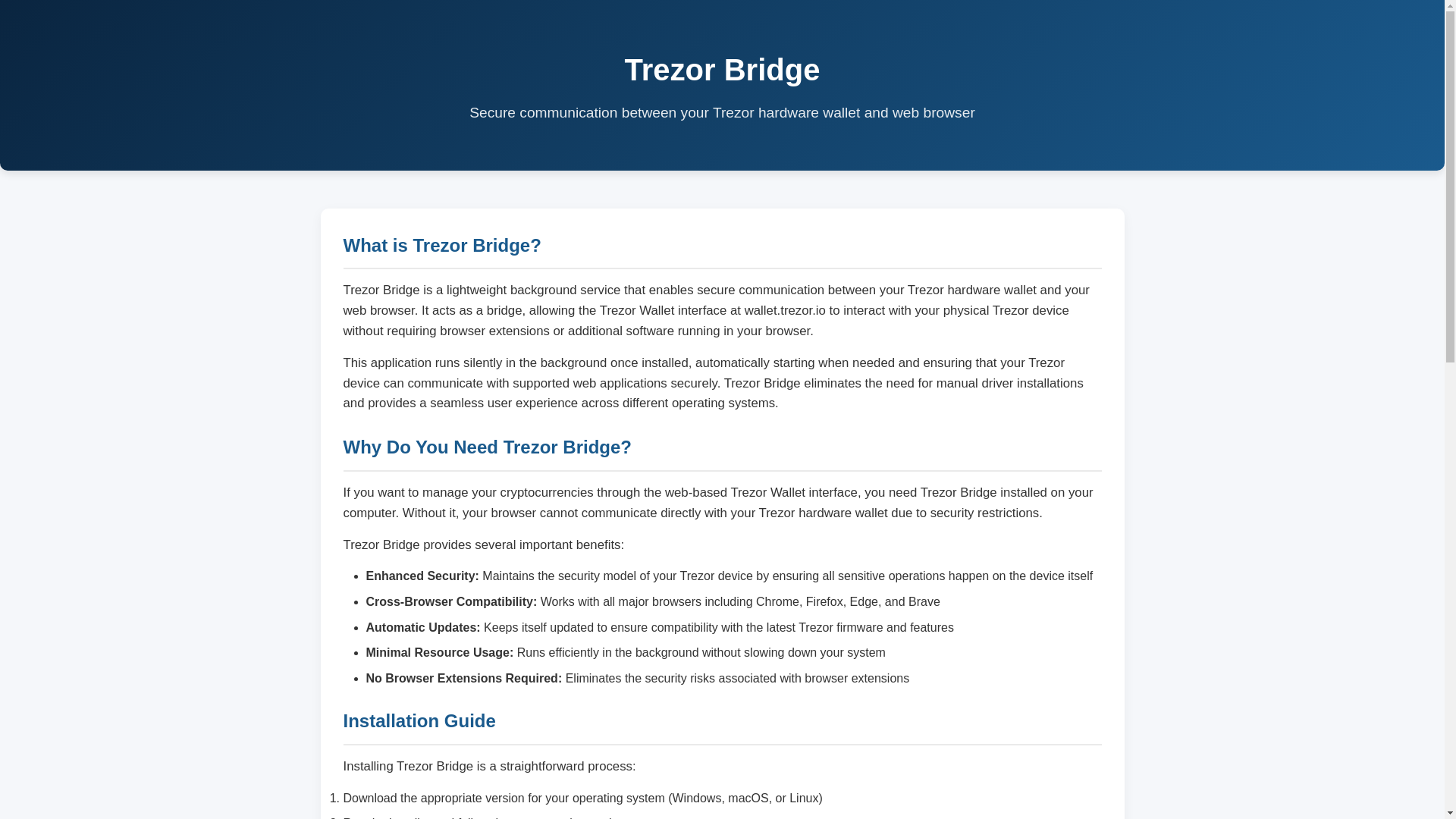 website screenshot of https://bridge-trzr-io-strt-support.pages.dev/