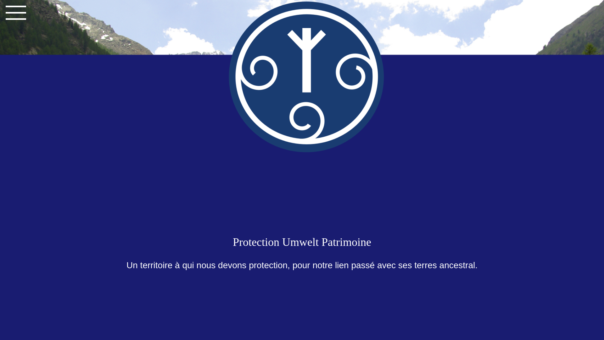 website screenshot of https://protection-umwelt-patrimoine.com/