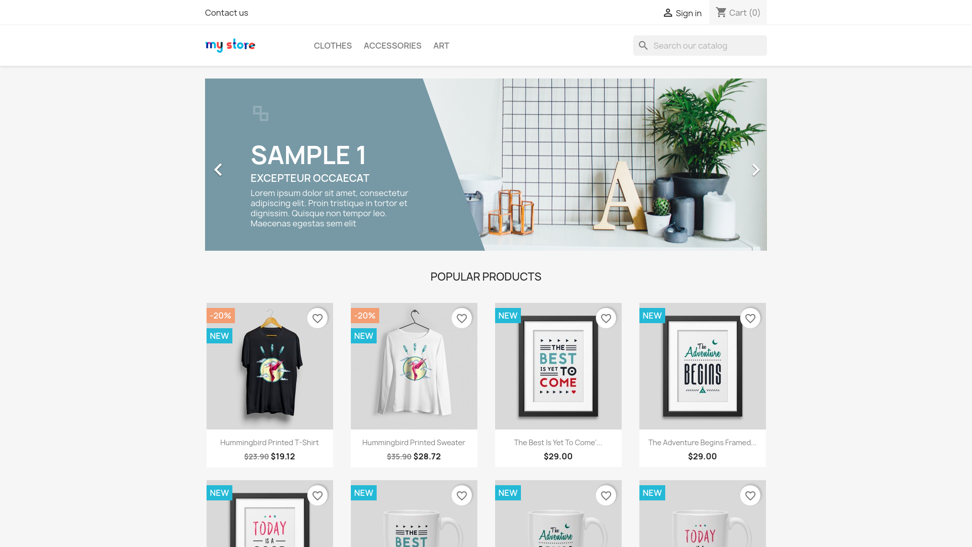 website screenshot of https://shopmydemo.eu/