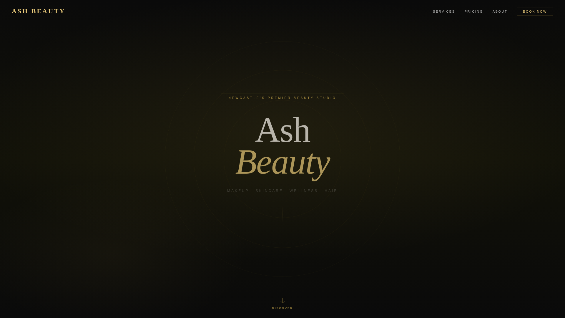 website screenshot of https://ashbeauty.pages.dev/