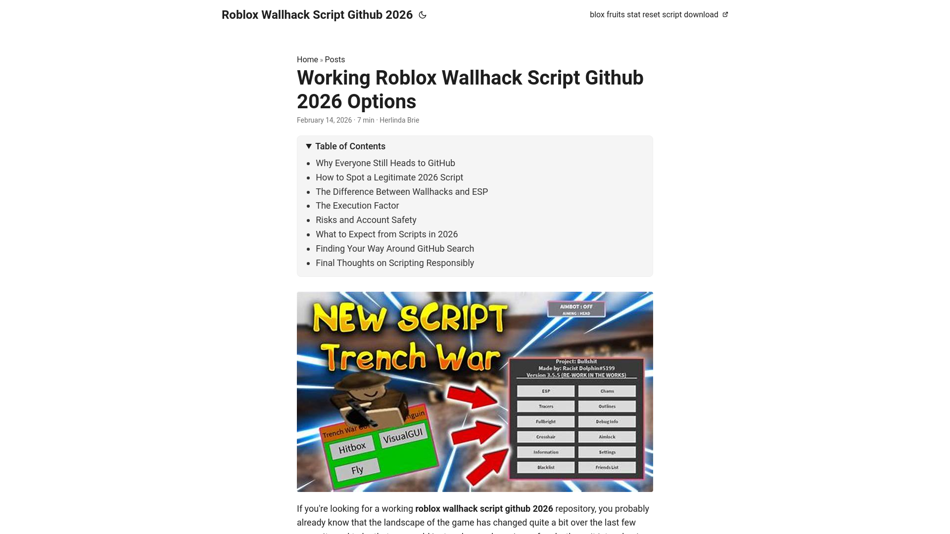 website screenshot of https://roblox-wallhack-script-github-2026.pages.dev/