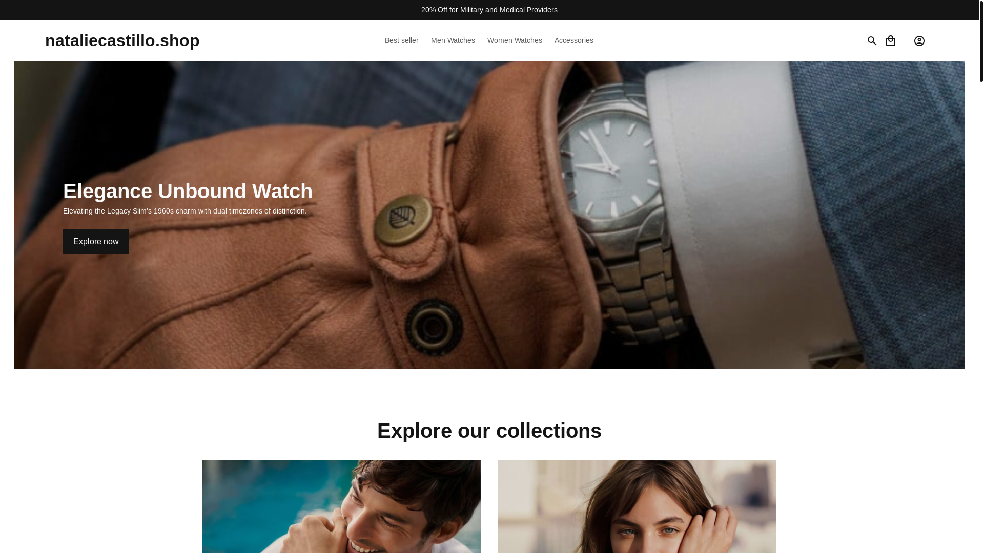 website screenshot of https://nataliecastillo.shop/