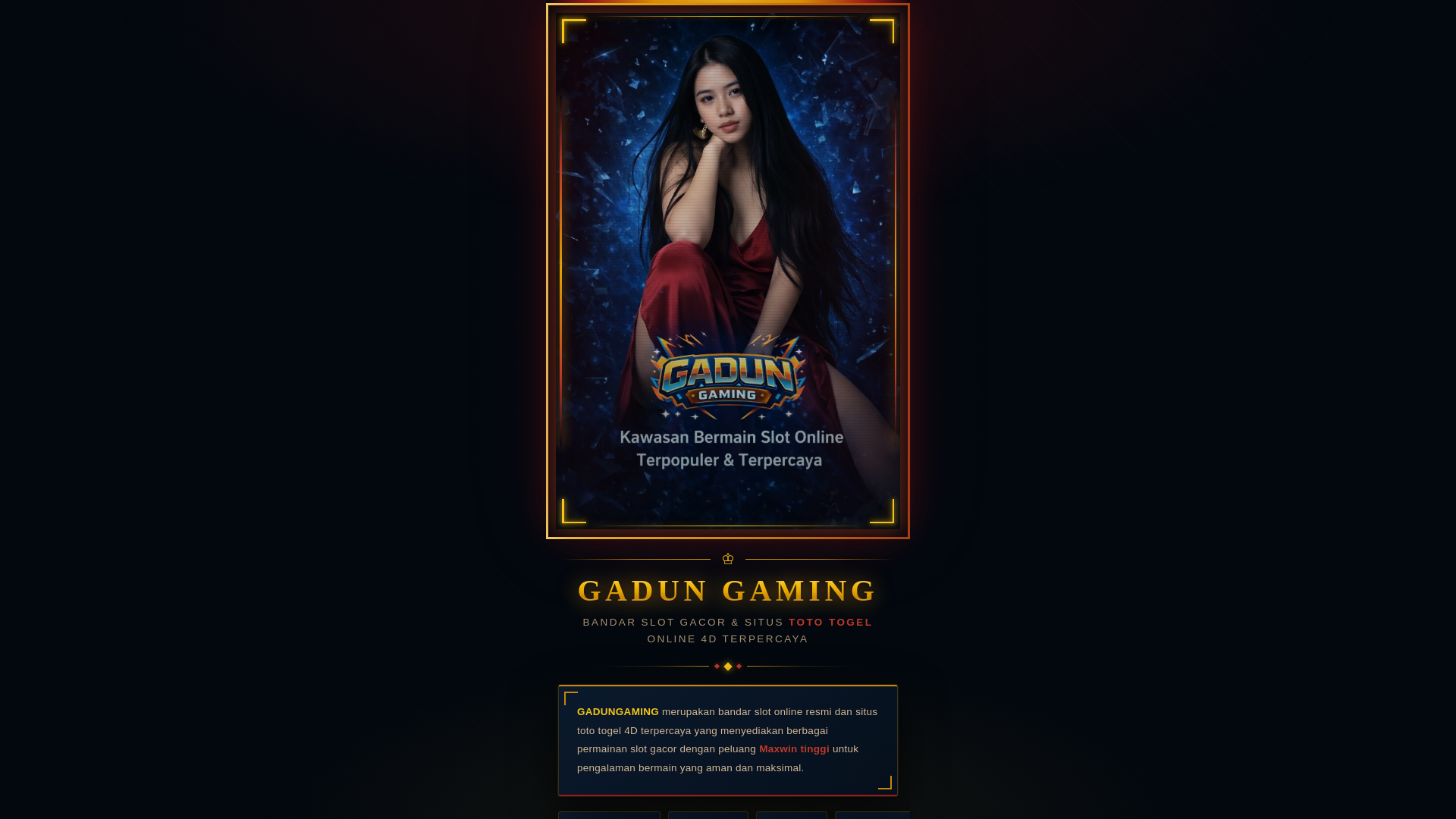 website screenshot of https://gadungaming.pages.dev/