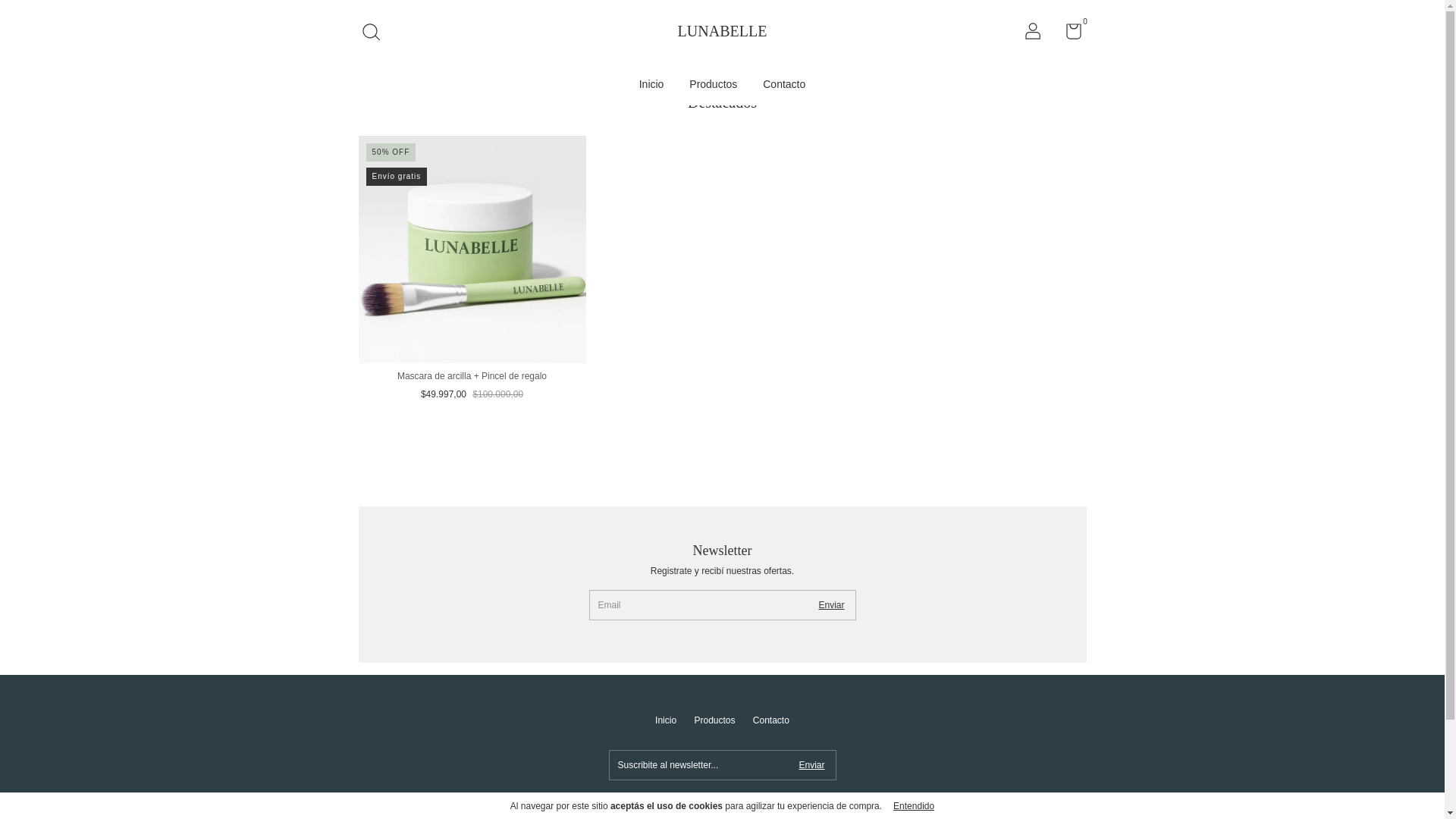 website screenshot of https://lunabelle.com.ar/