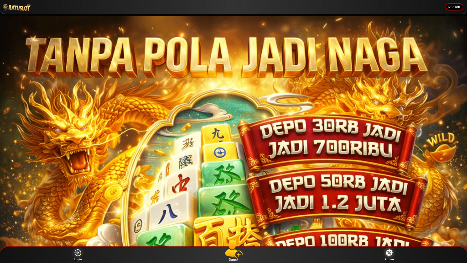 website screenshot of https://ratuslot-7jn.pages.dev/