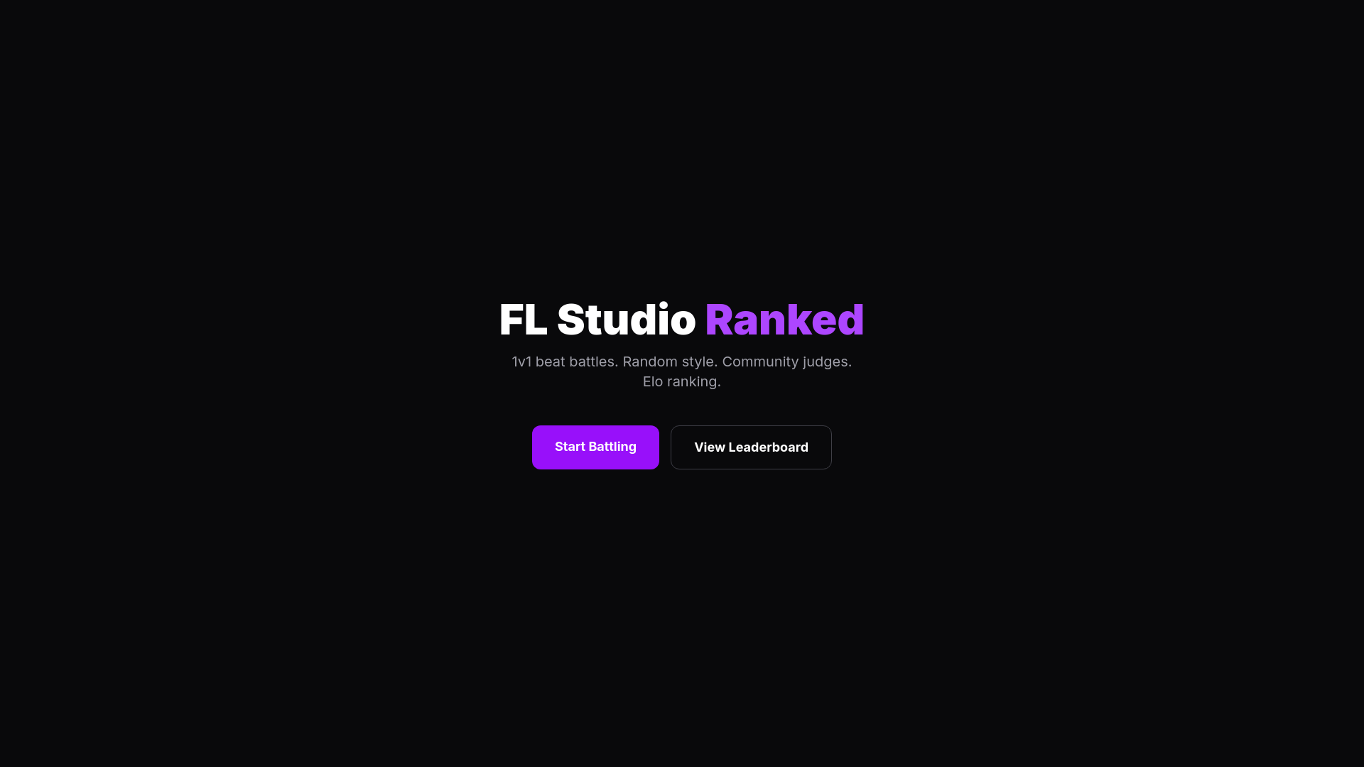 website screenshot of https://fl-studio-ranked.vercel.app/