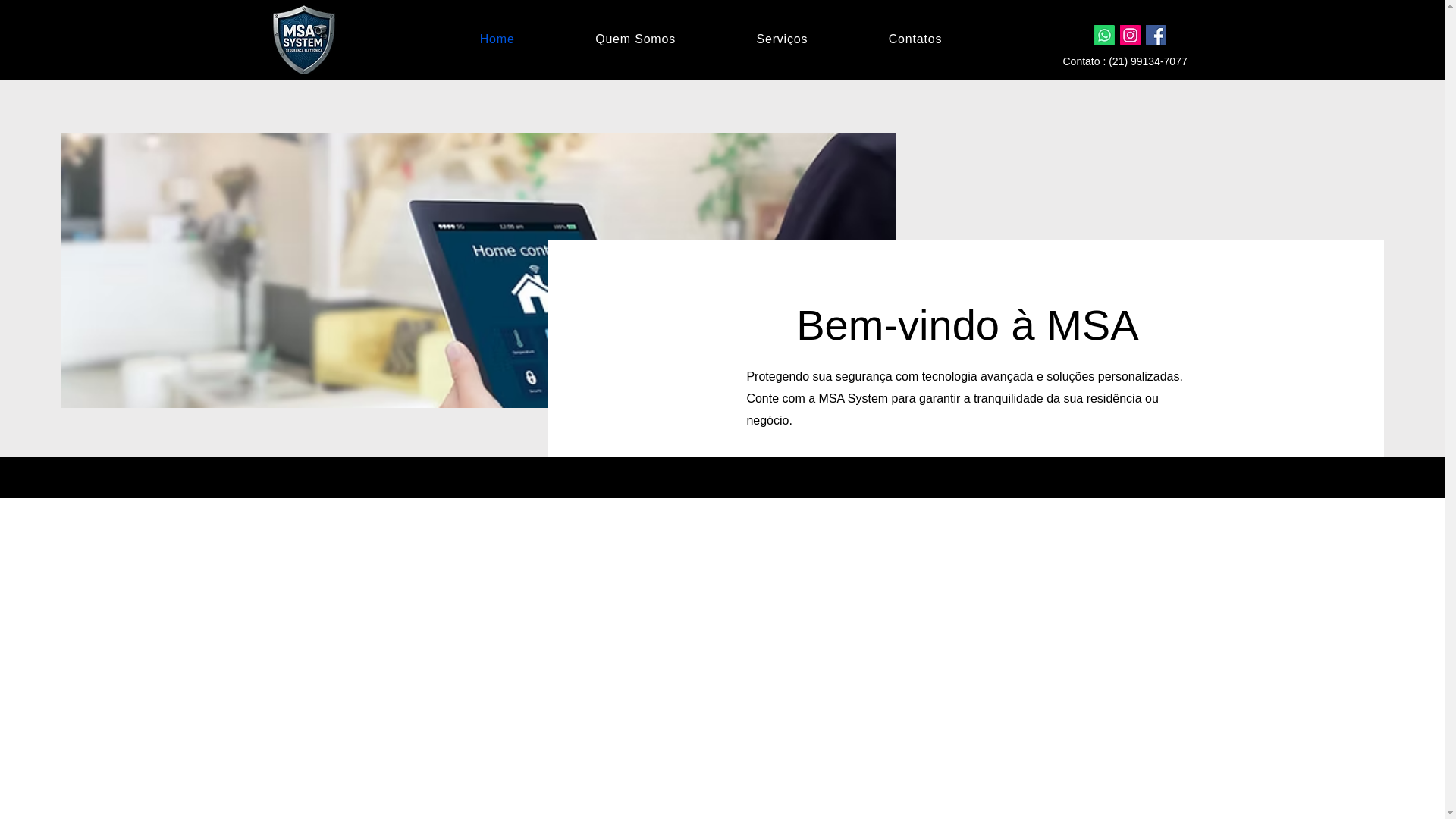 website screenshot of https://msasystemrj.com.br/