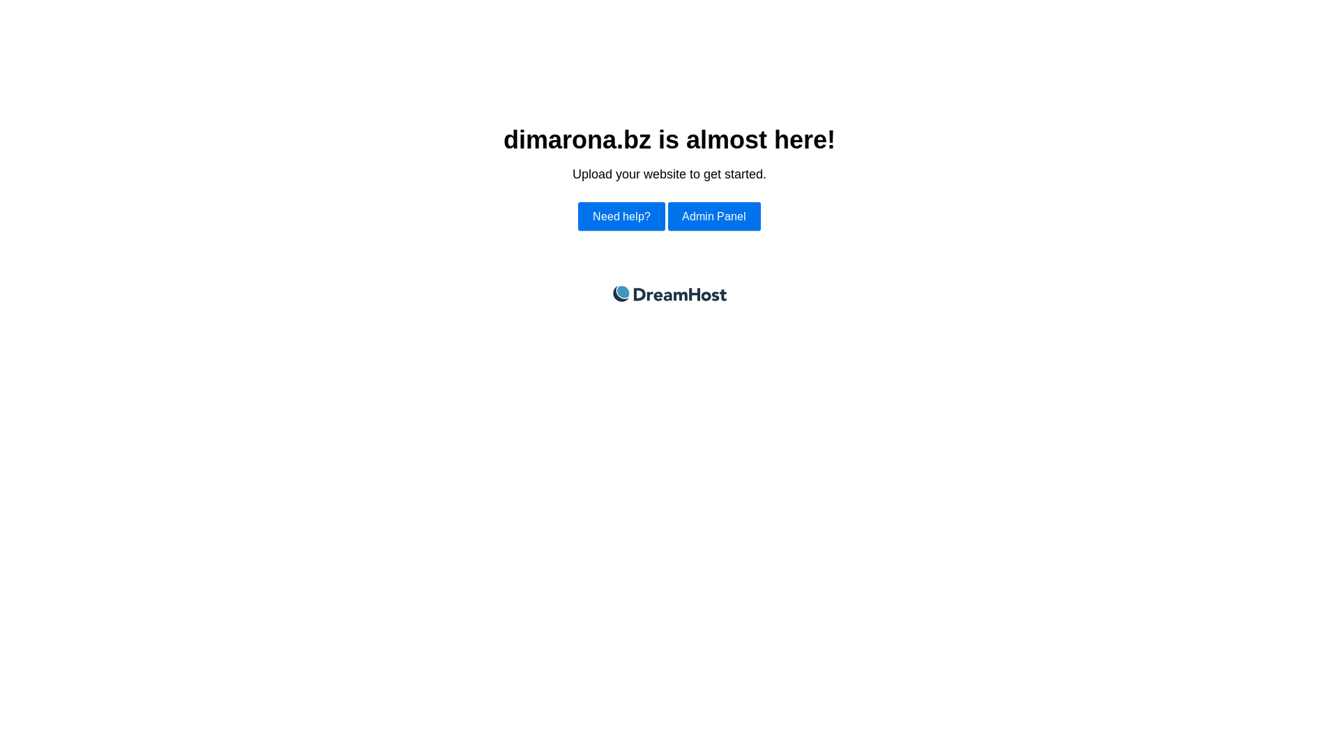 website screenshot of https://dimarona.bz/