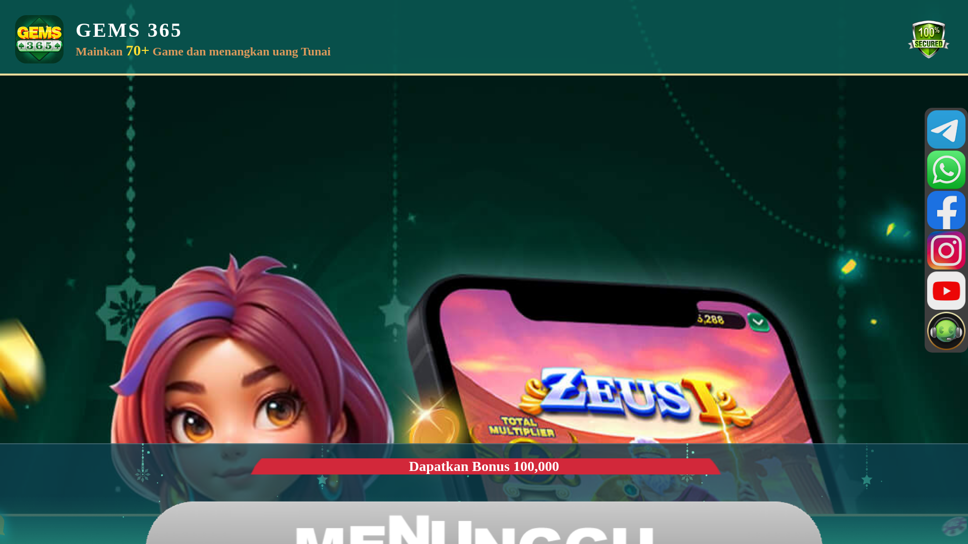 website screenshot of https://gems36500.vip