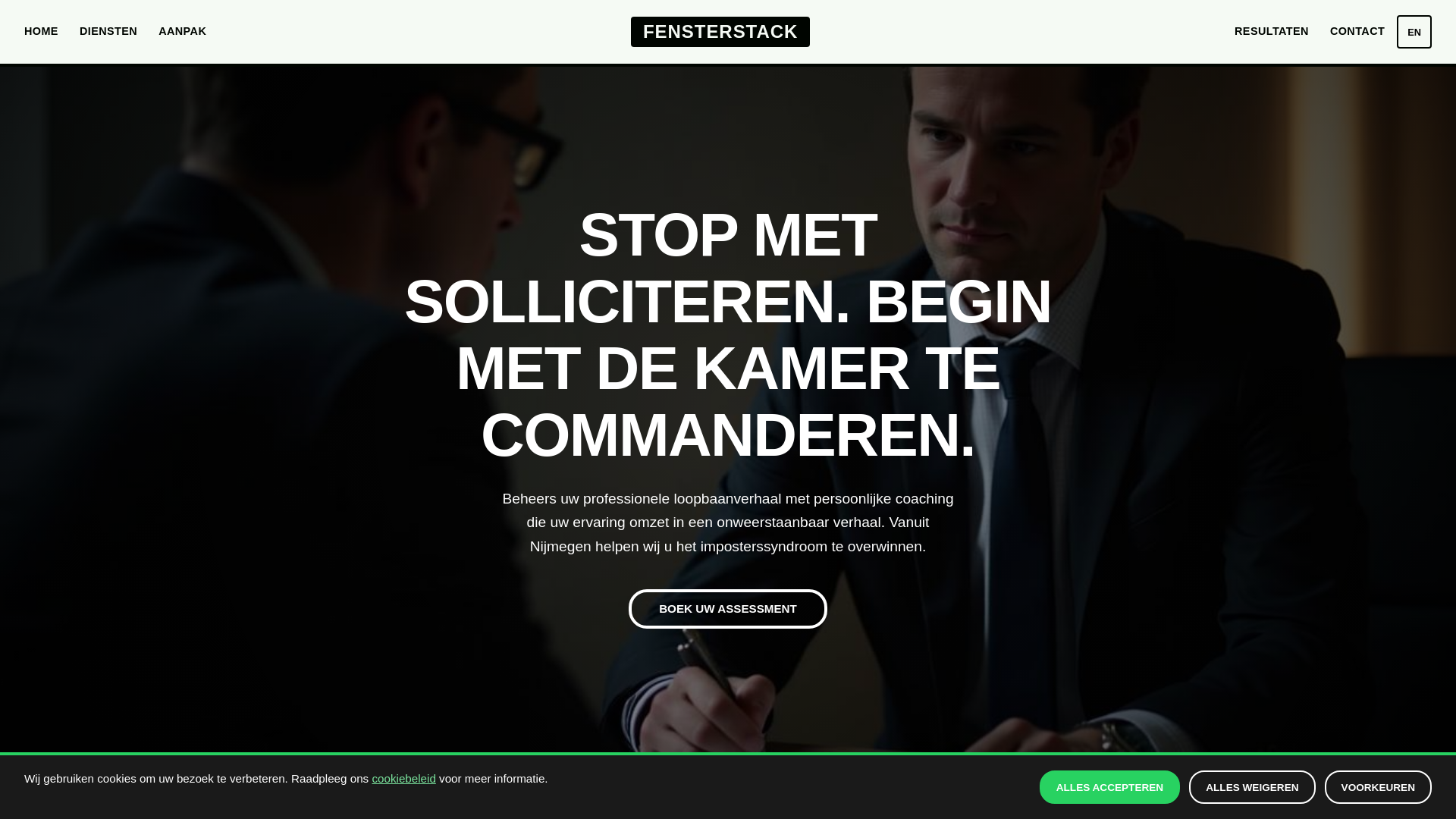 website screenshot of https://fensterstackio.digital