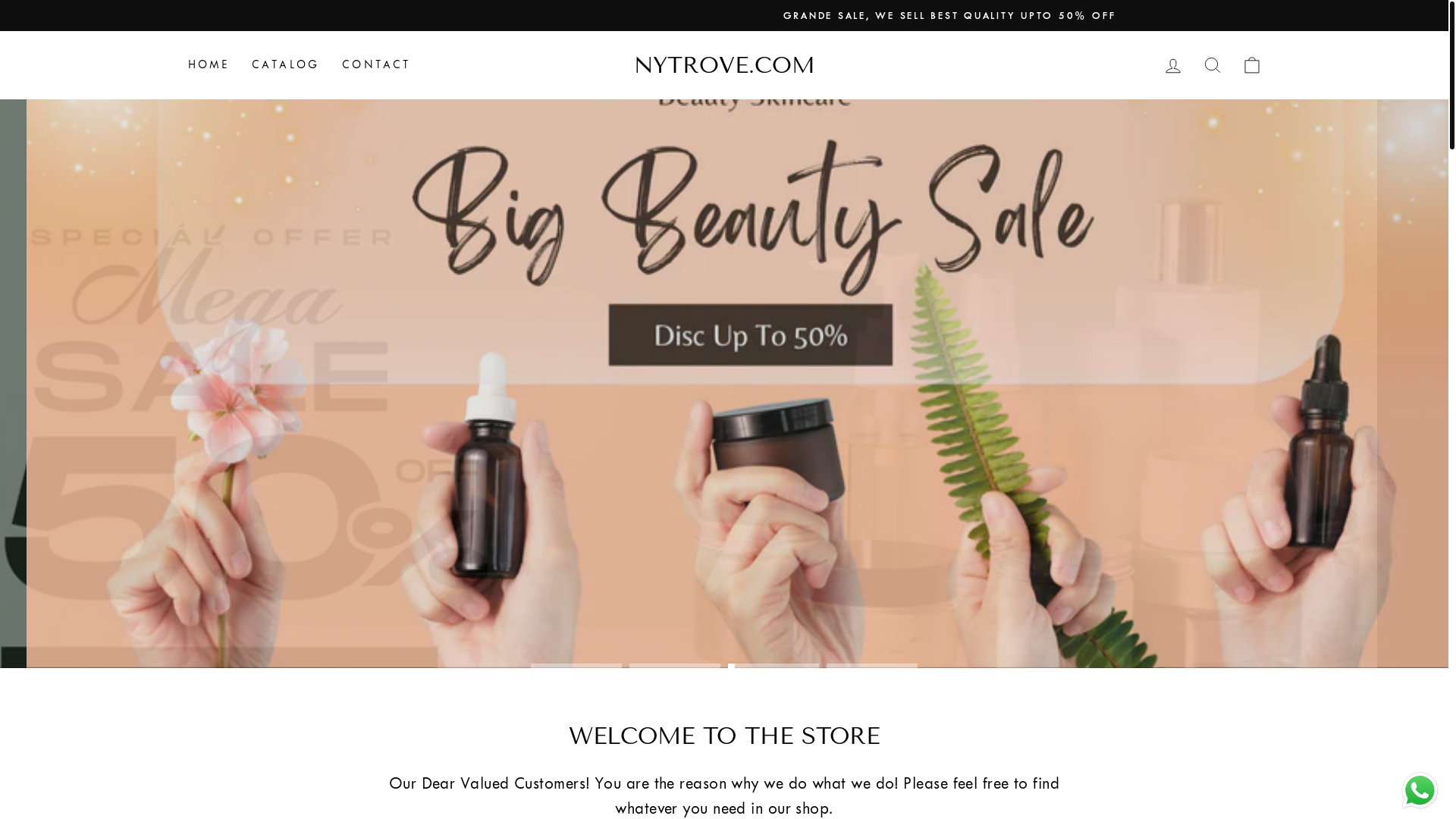 website screenshot of https://nytrove.com/
