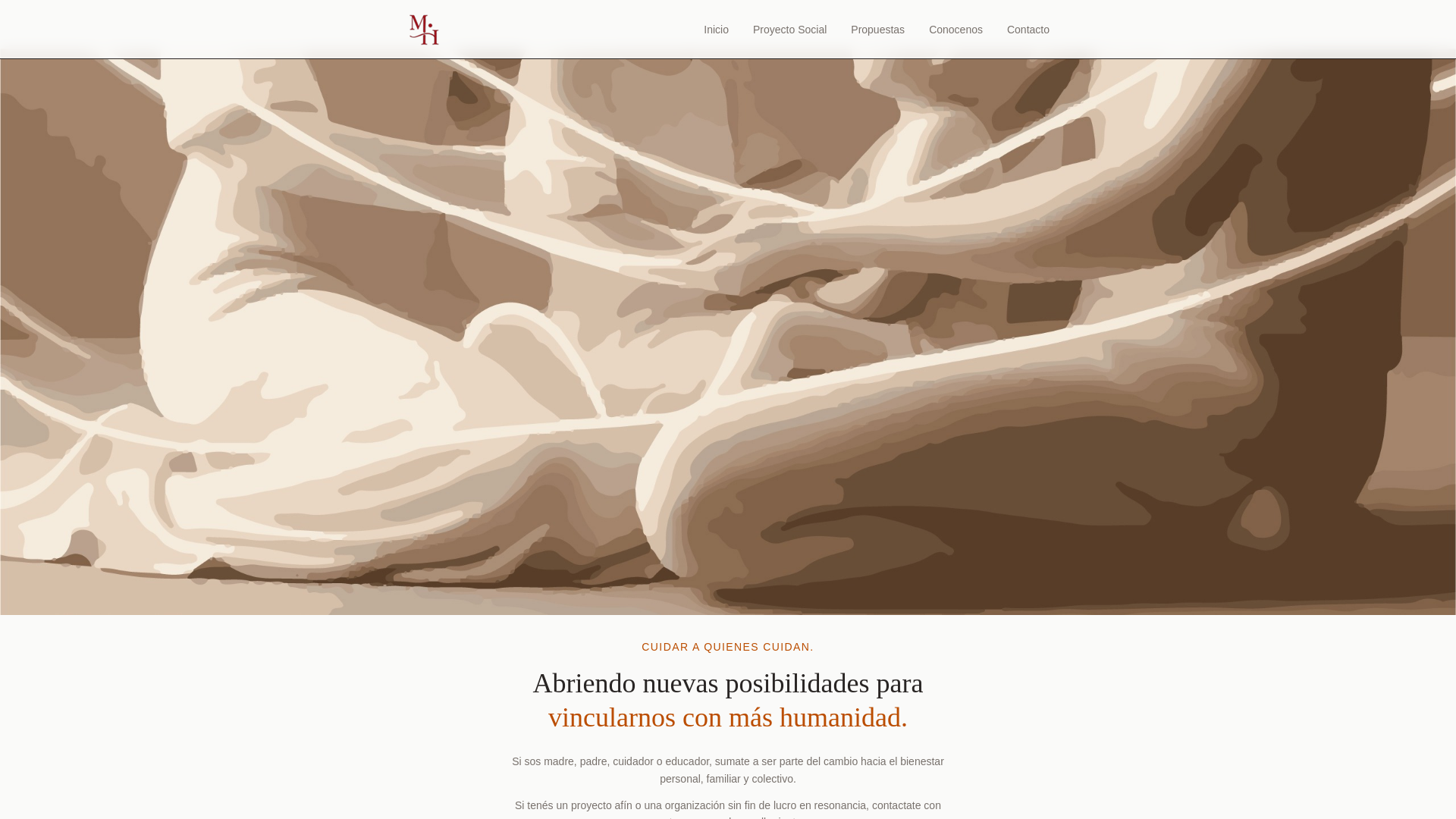 website screenshot of https://maternarhumanizando.com/
