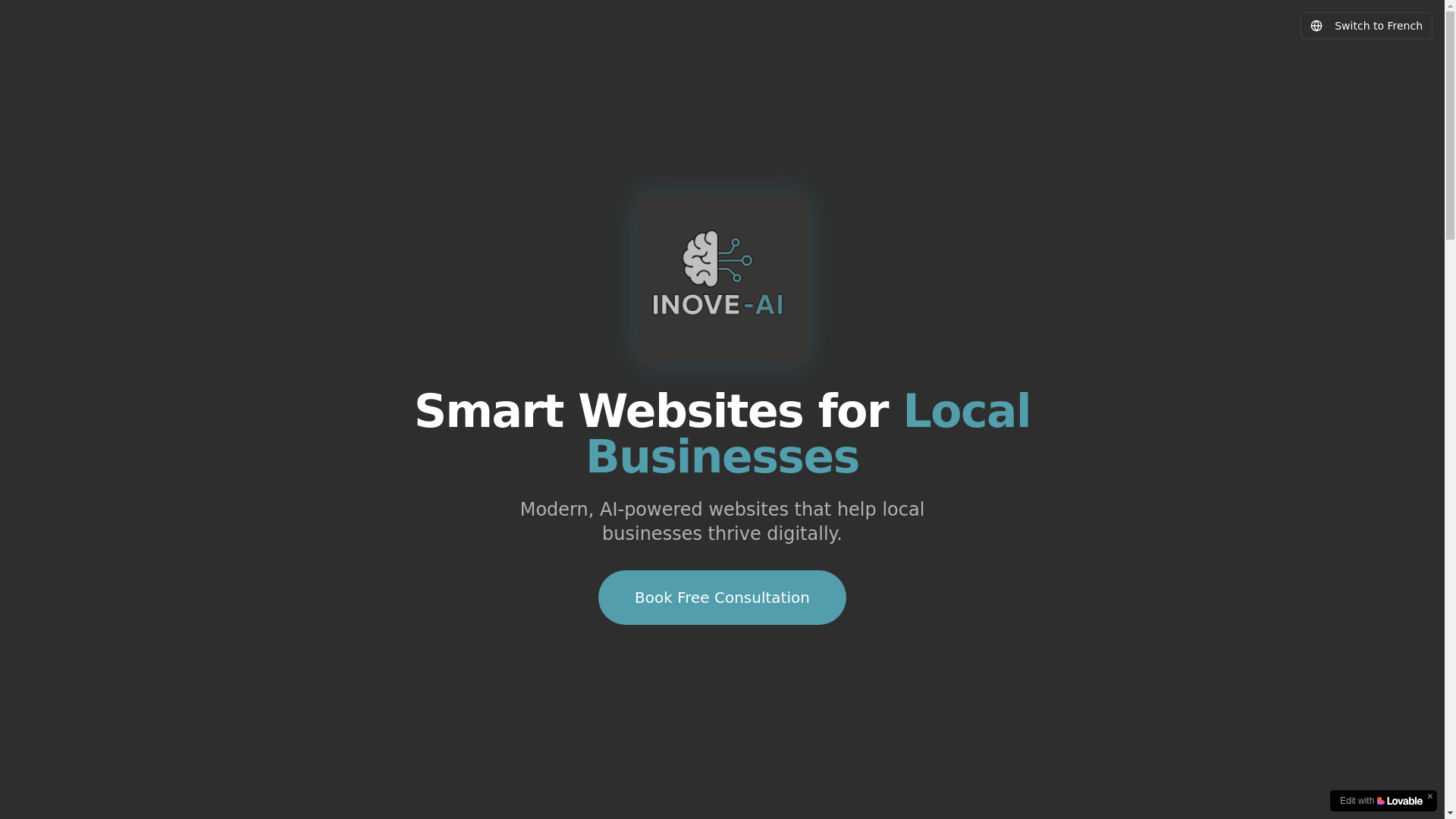 website screenshot of https://inove-ai.com/