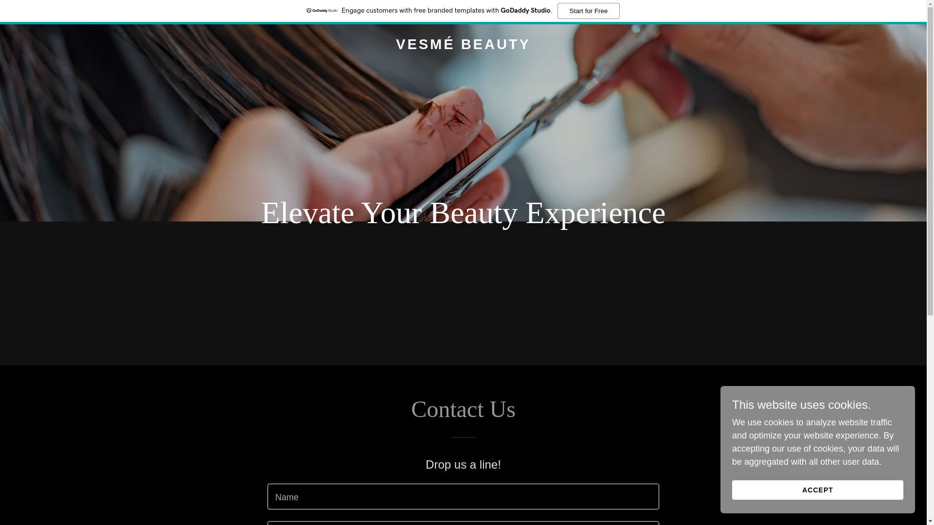 website screenshot of https://xn--vesmbeauty-e7a.com/