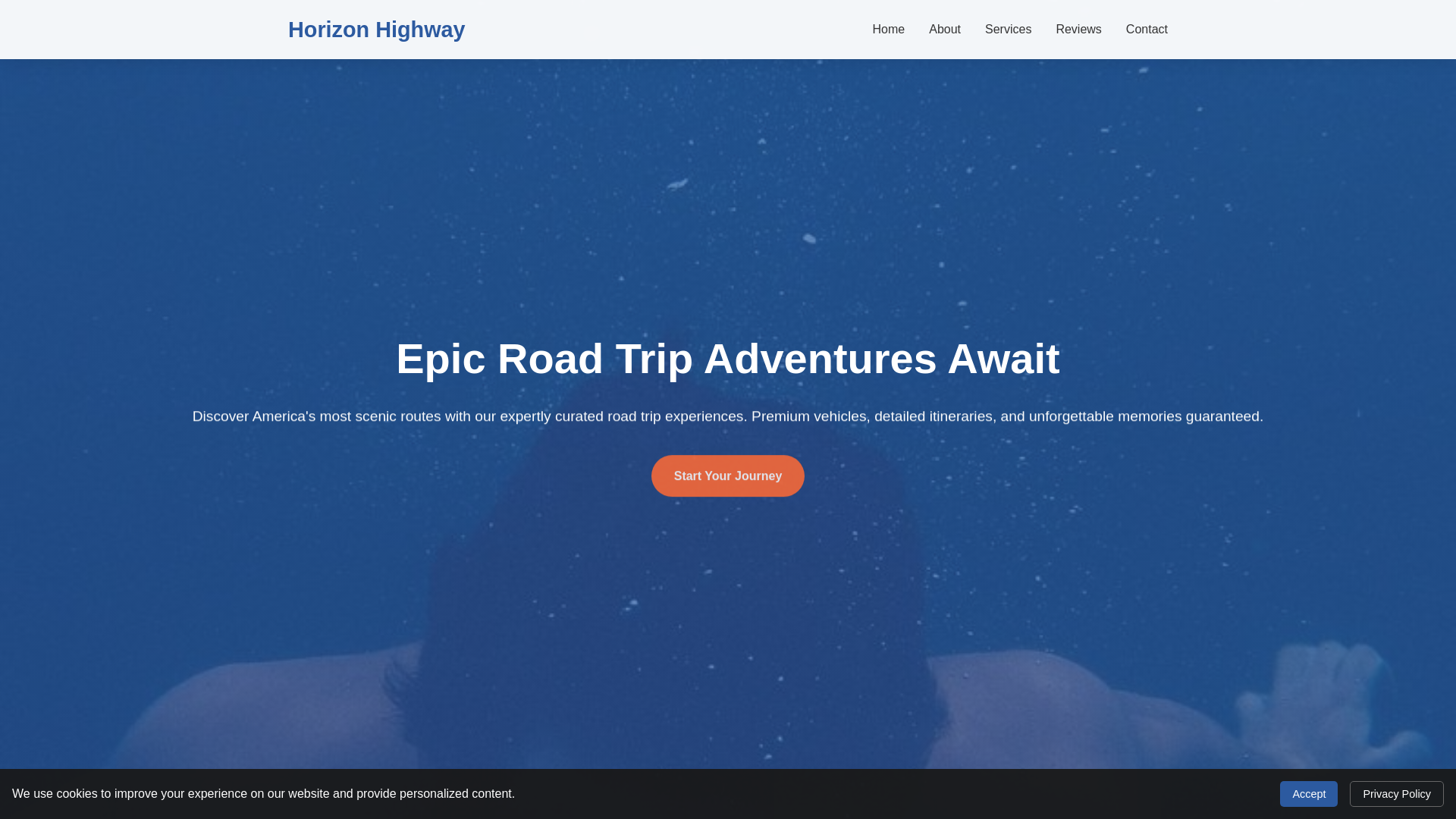 website screenshot of https://horizonhighway.shop/