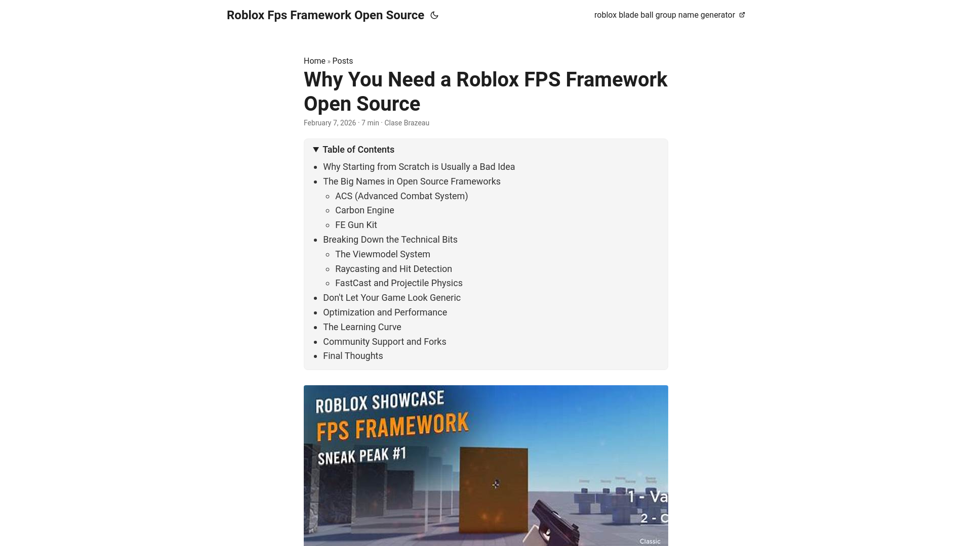 website screenshot of https://roblox-fps-framework-open-source.pages.dev/