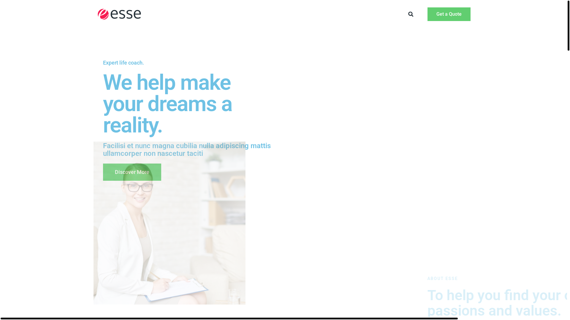 website screenshot of https://hjernesupport.dk/
