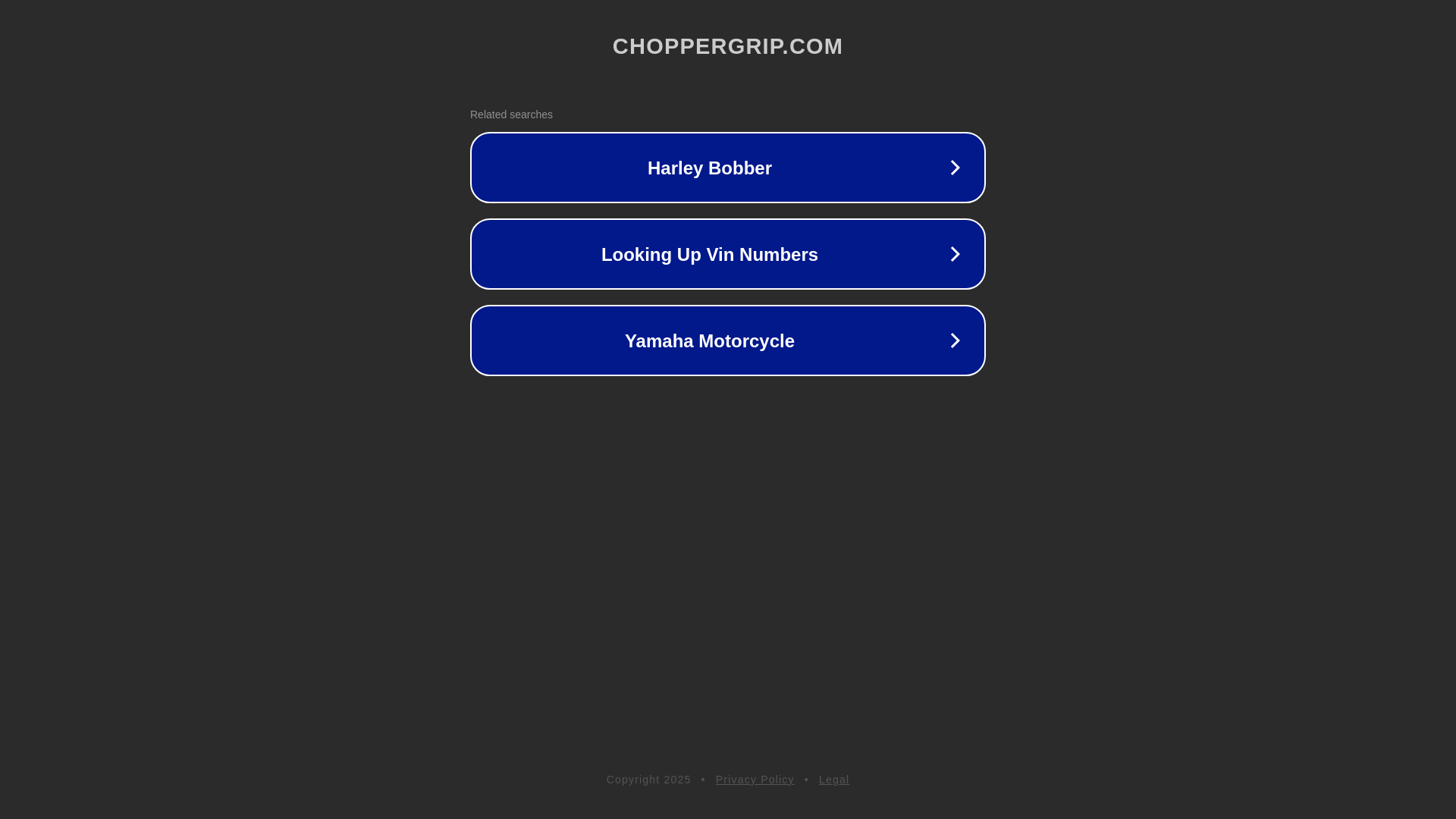 website screenshot of https://choppergrip.com/