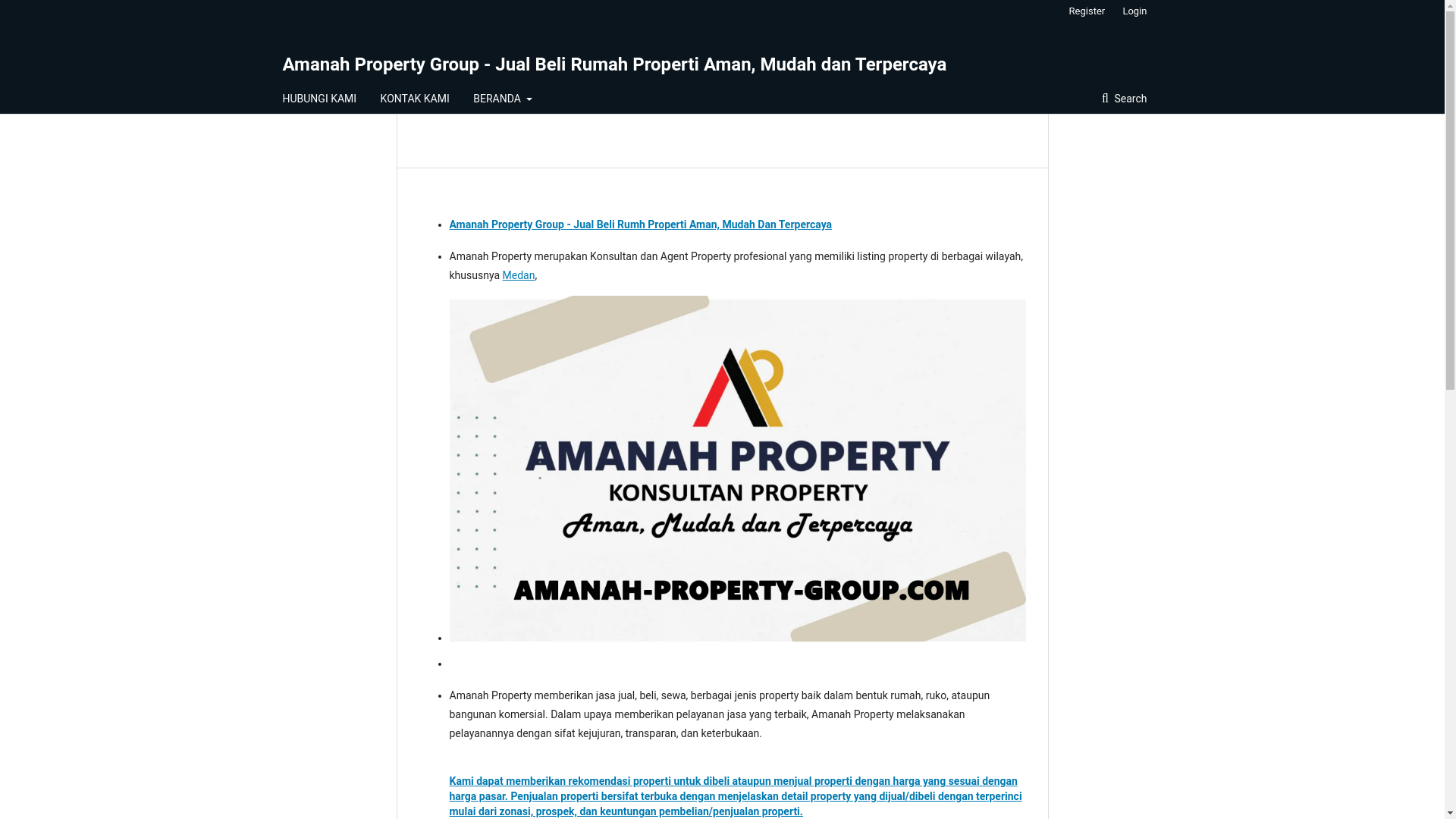 website screenshot of https://sumatera-utara.com/