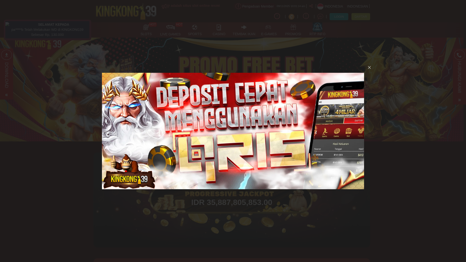 website screenshot of https://kingkong39akm.site/