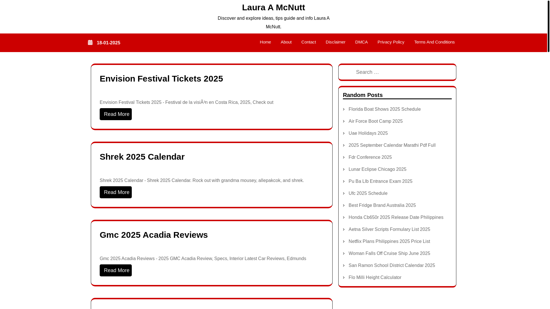website screenshot of https://lauraamcnuttr.pages.dev/