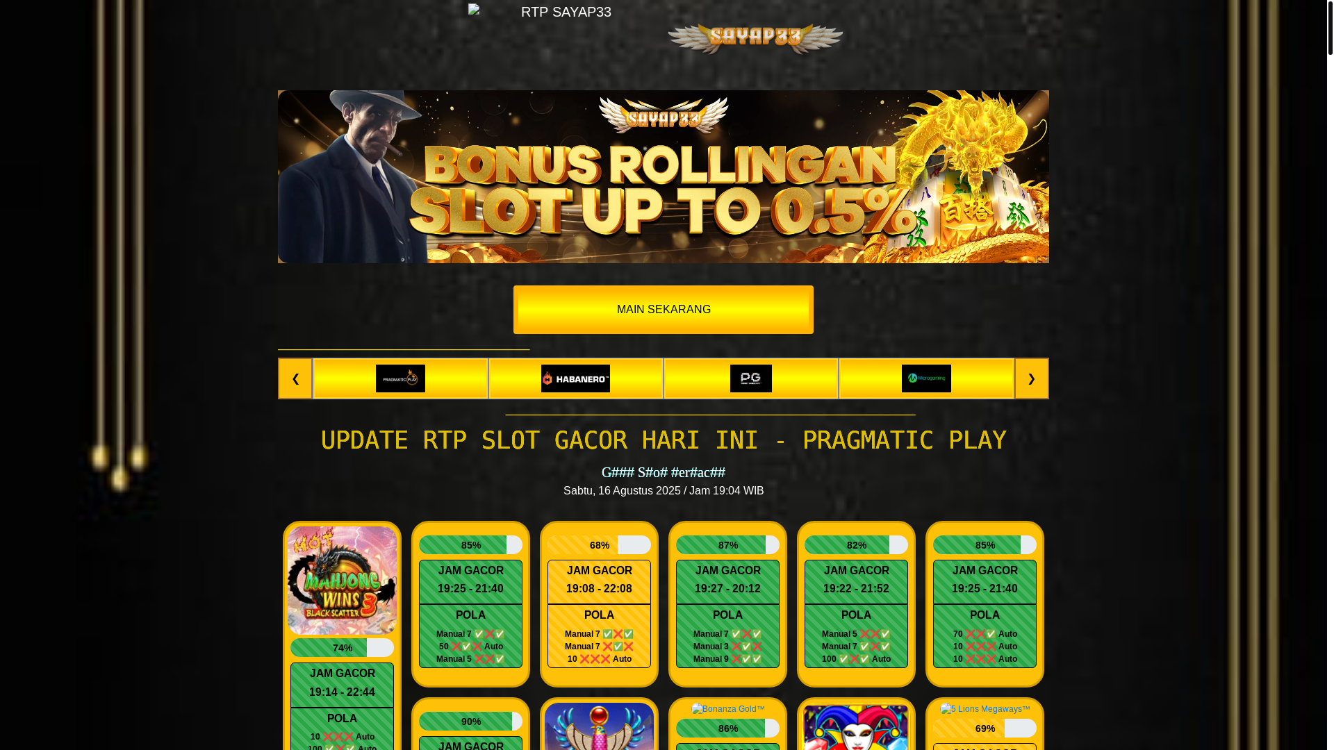 website screenshot of https://rtpsayap33jp.pages.dev/