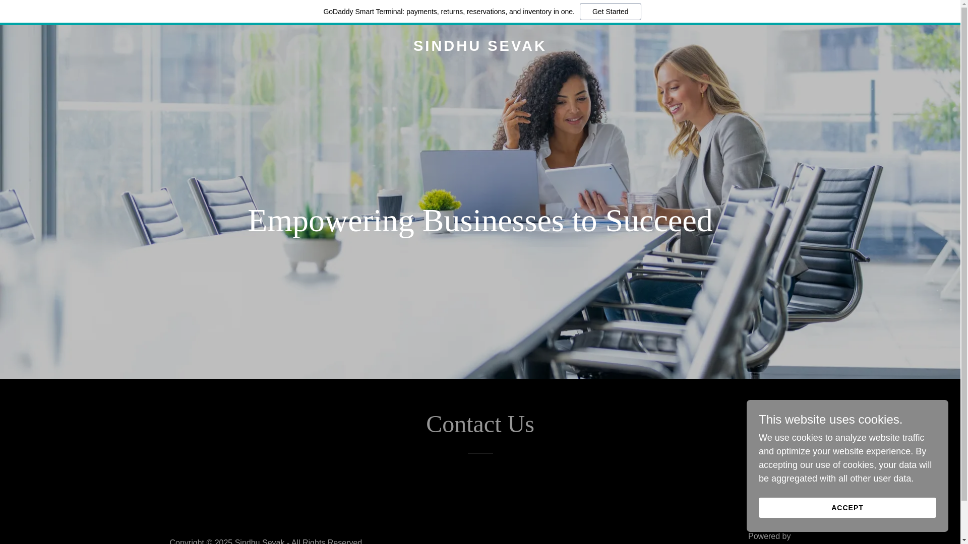website screenshot of https://sindhusevak.com/