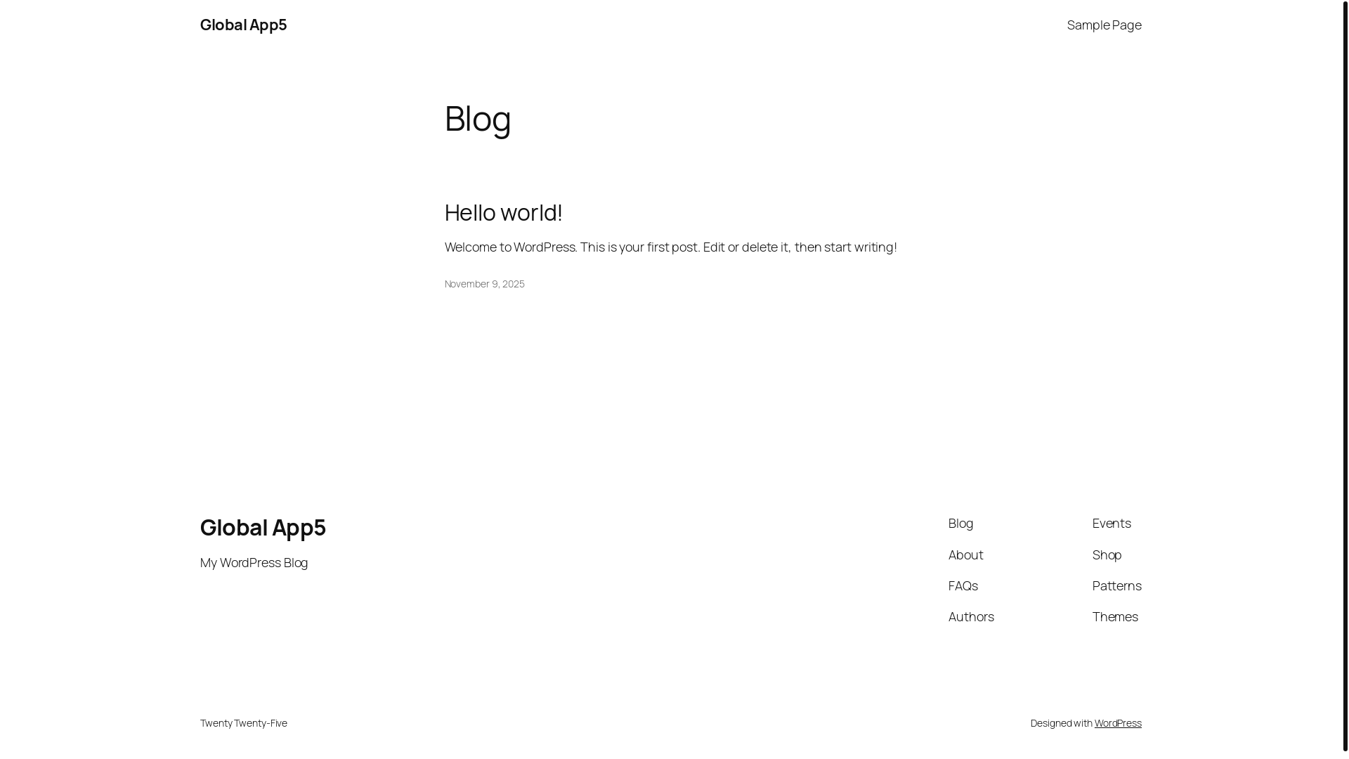 website screenshot of https://globalapp5.com/