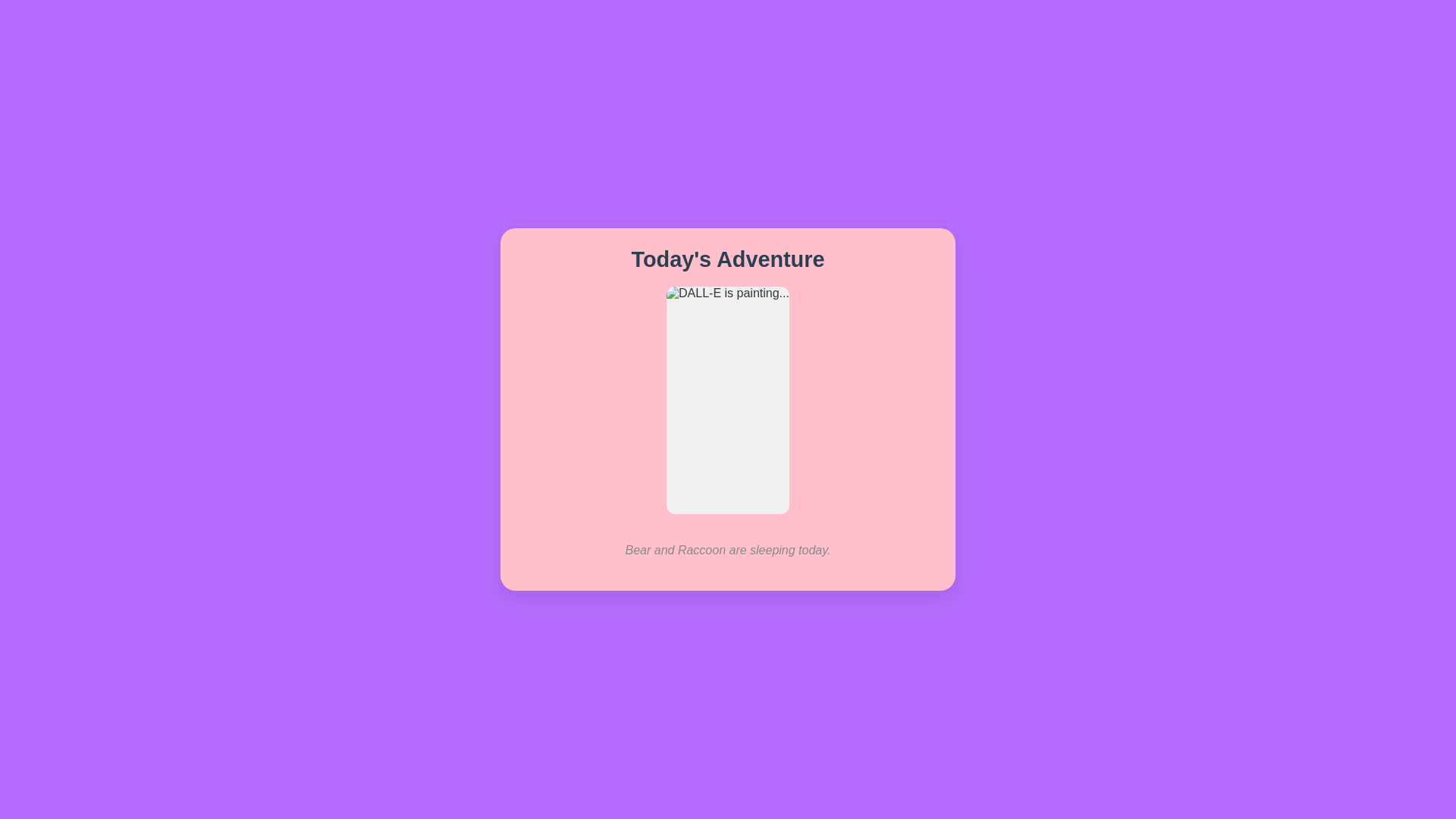 website screenshot of https://bear-and-raccoon.pages.dev/