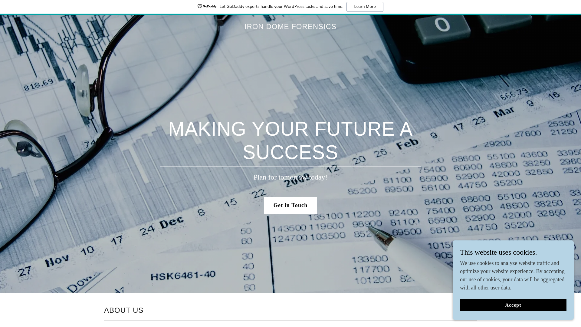 website screenshot of https://idforensics.in/