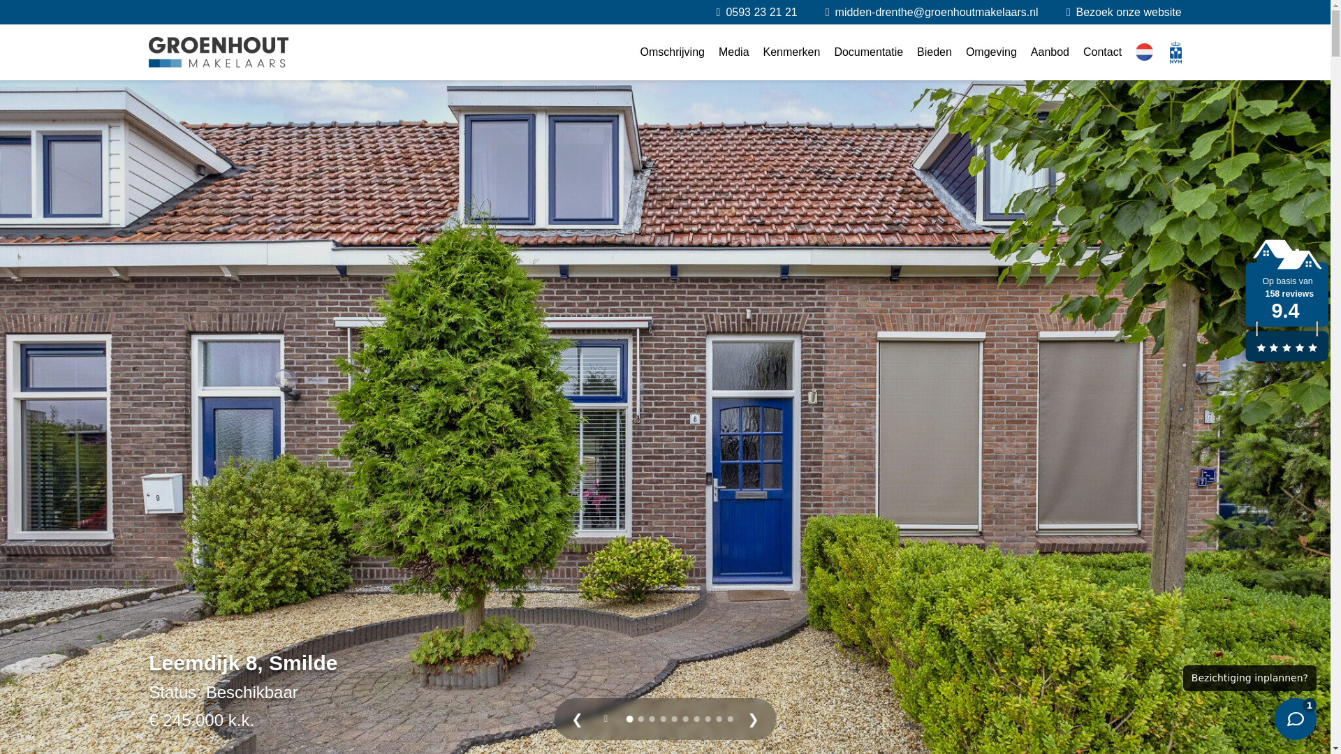 website screenshot of https://leemdijk8.nl/