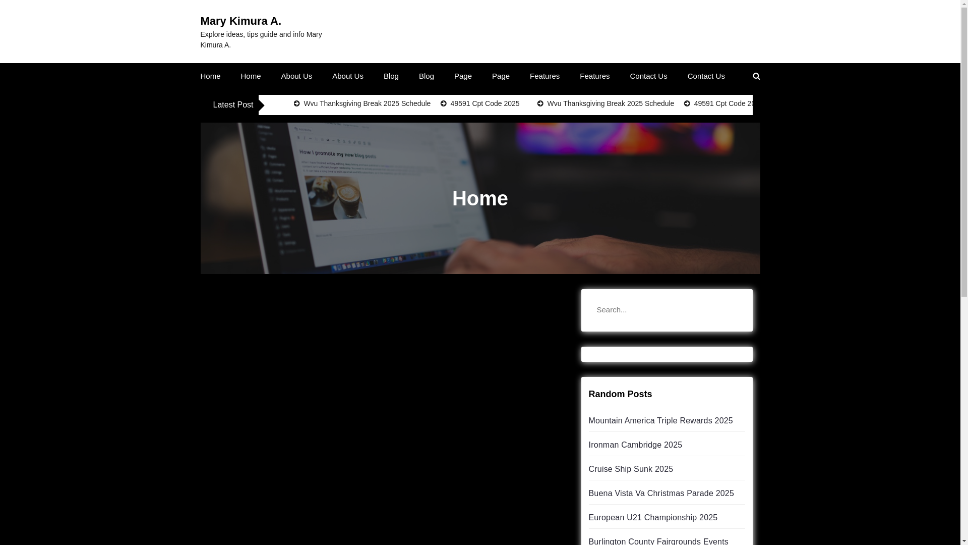 website screenshot of https://marykimuraa.pages.dev/