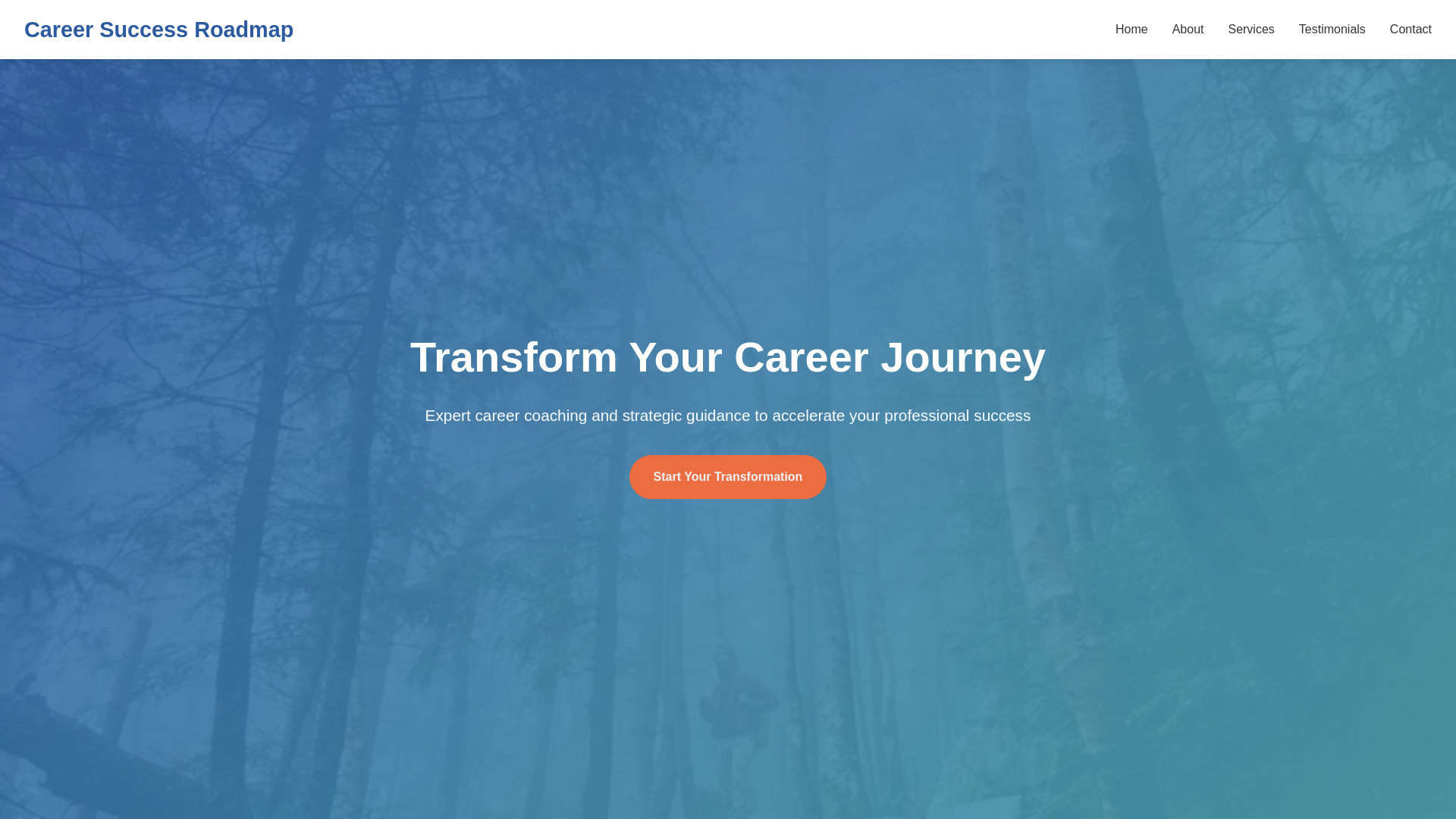 website screenshot of https://careersuccessroadmap.qpon/