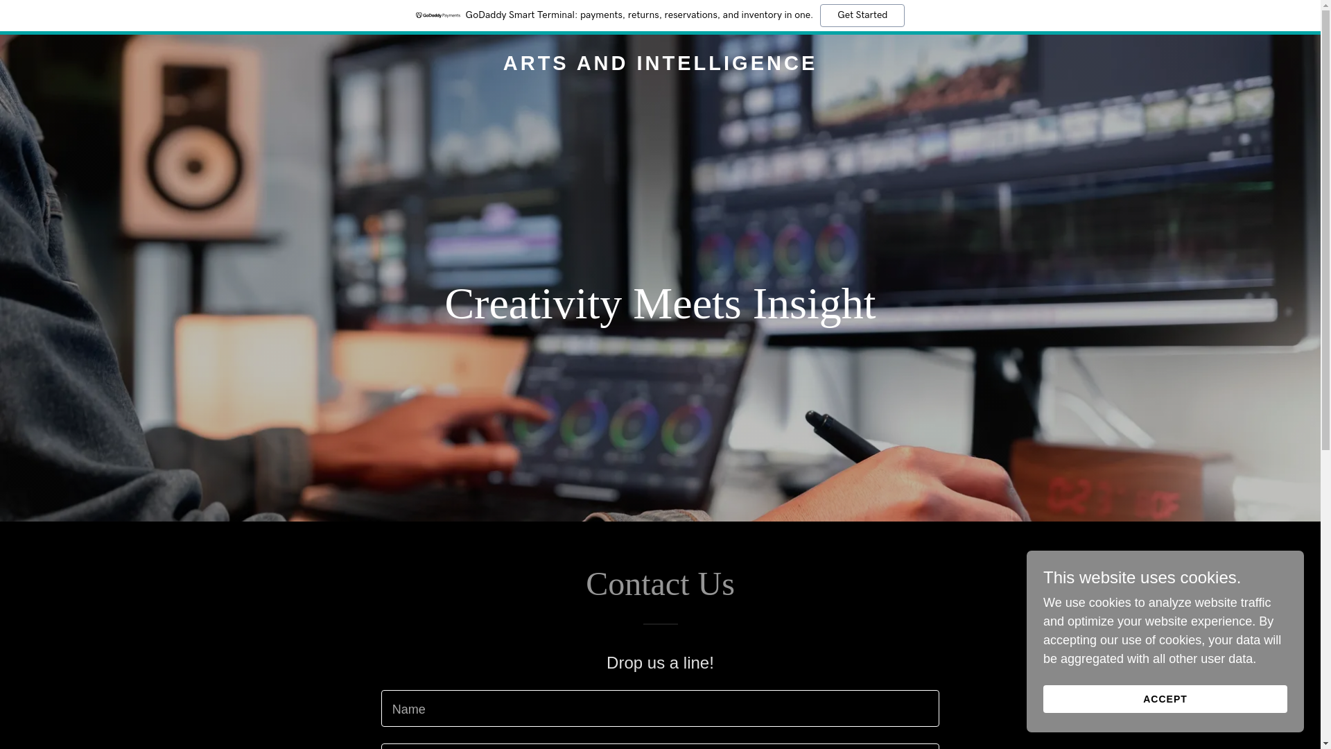website screenshot of https://artsandintel.org/