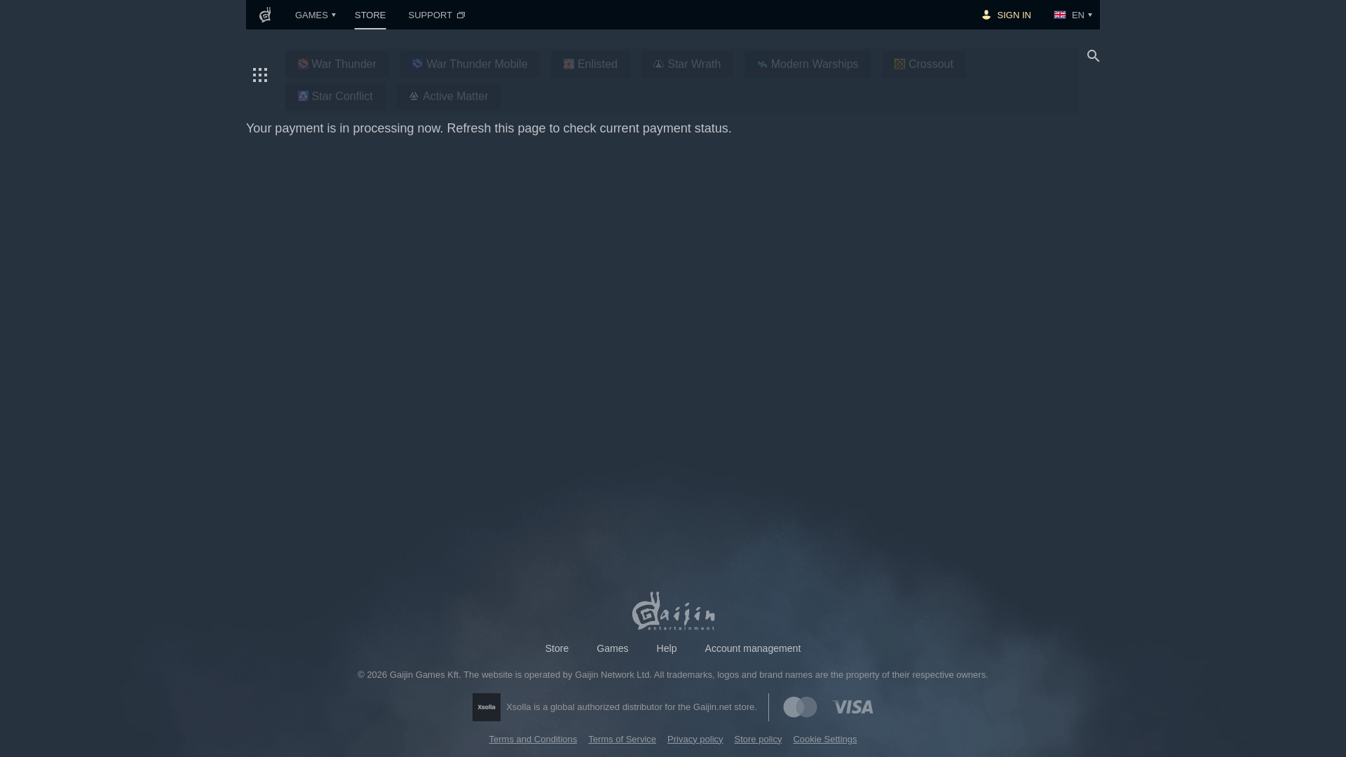 website screenshot of https://store.gaijin.net/sglocal.php?order_id=4976620