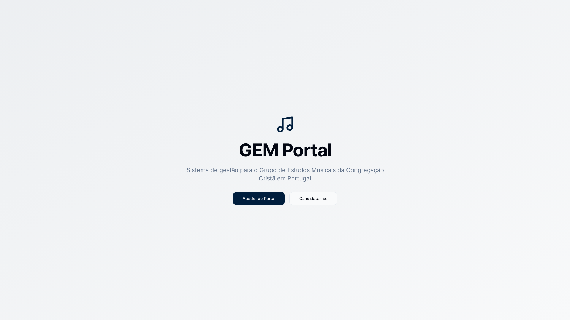 website screenshot of https://gestaomusical.pt/