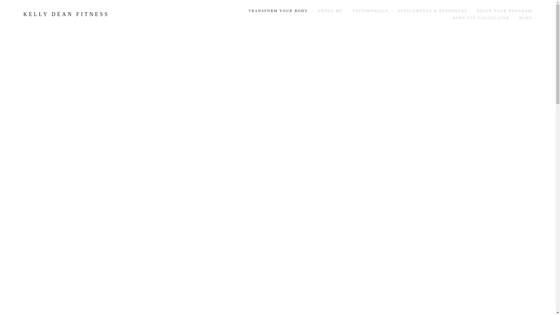 website screenshot of https://kellydeanfitness.com/