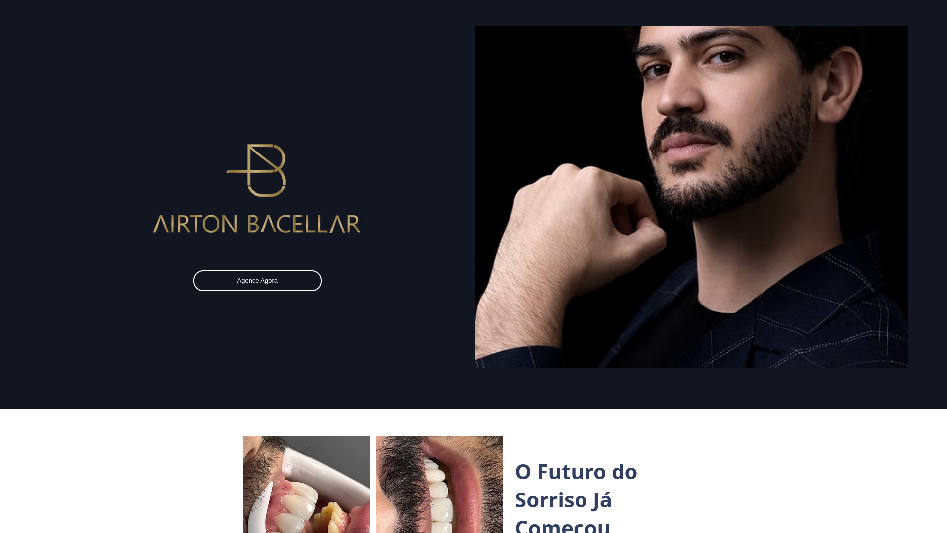 website screenshot of https://airtonbacellar.com/