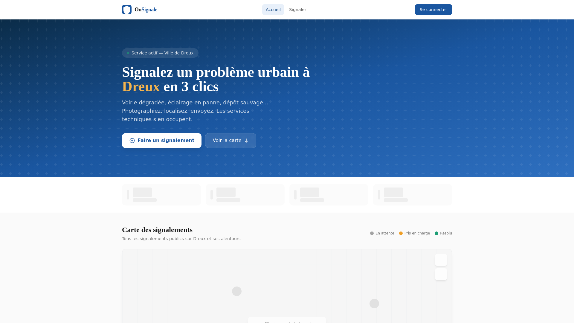 website screenshot of https://onsignale.com/