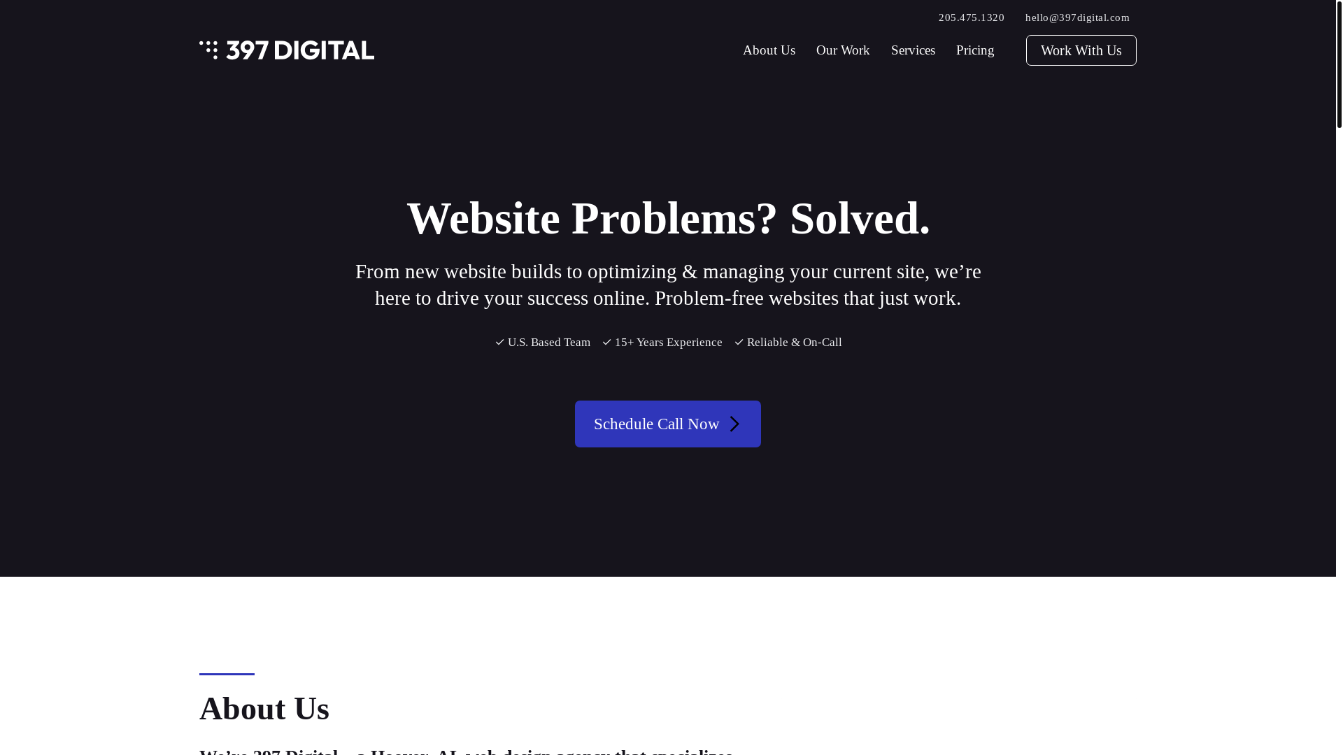 website screenshot of https://direct397.com/