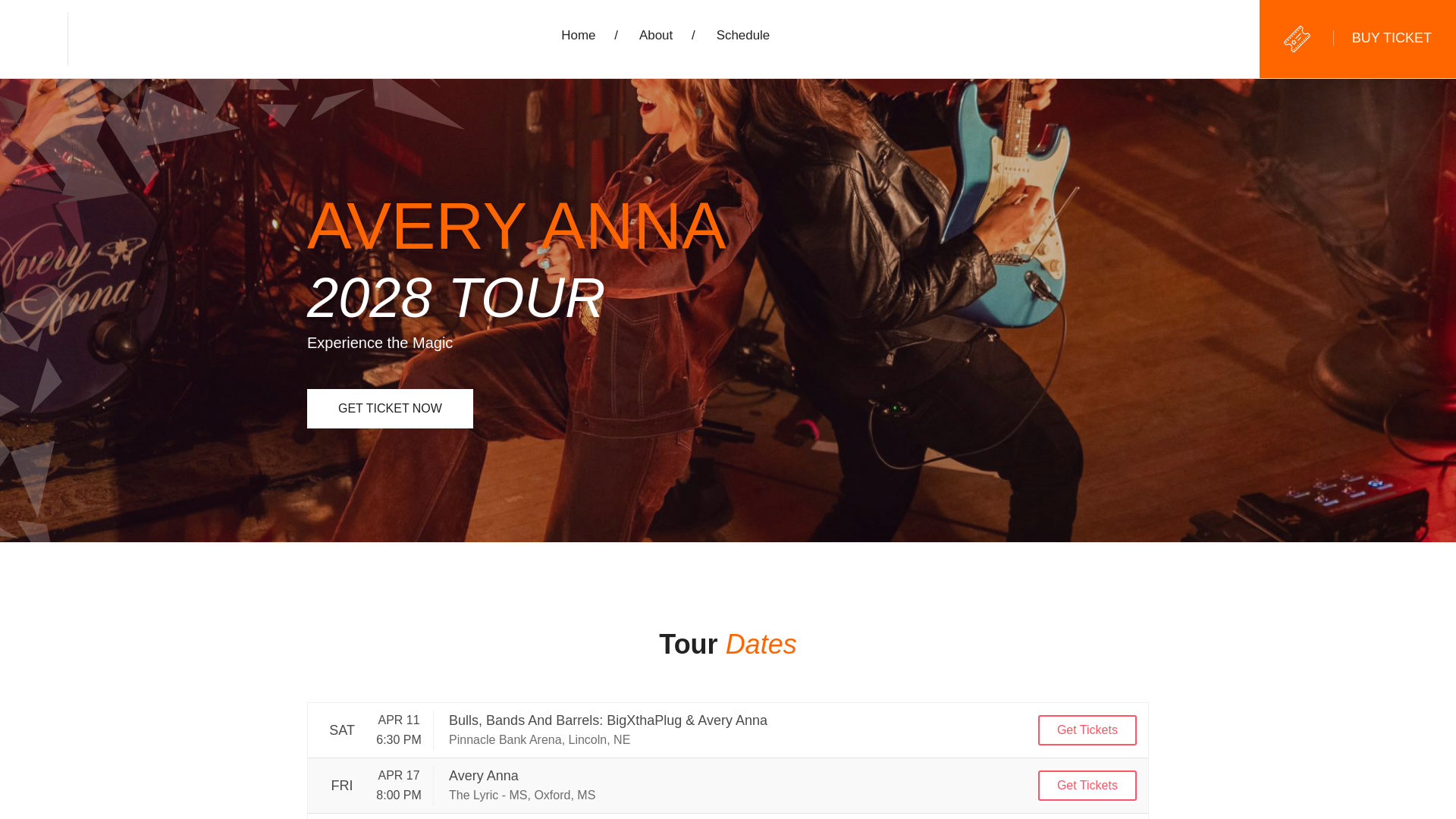 website screenshot of https://averyannatour2028.us/