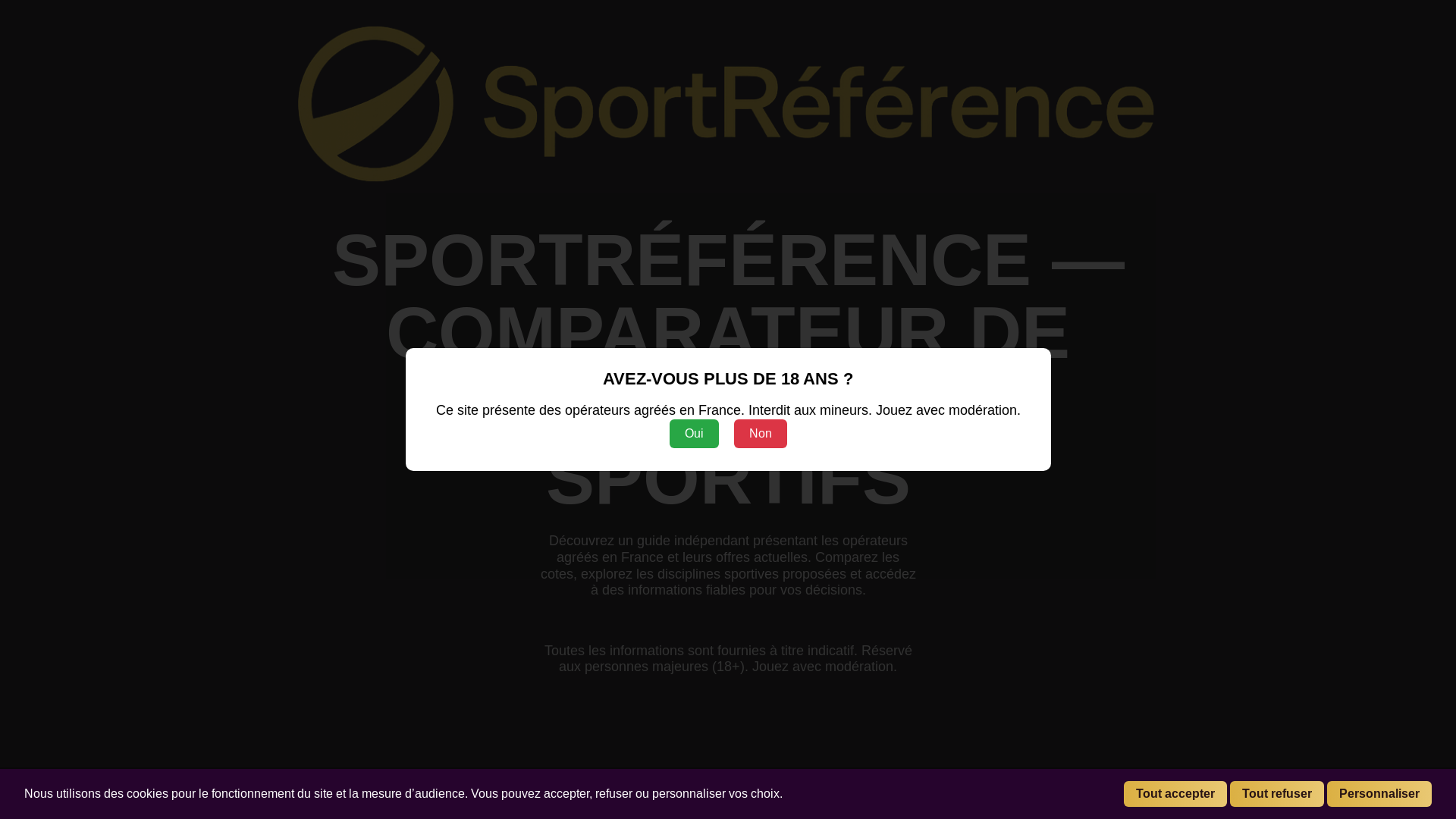 website screenshot of https://sportreference.fr/