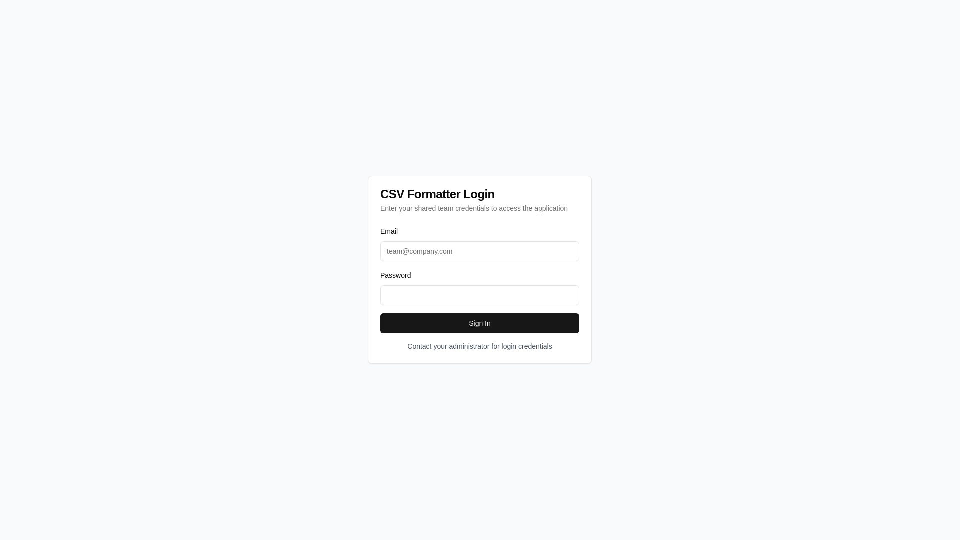 website screenshot of https://csvformatter.app/